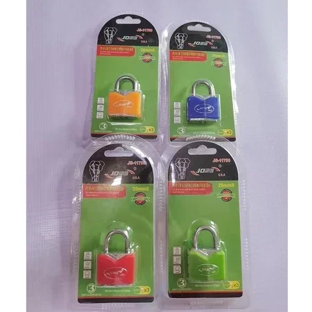 Regina RG-PC-20 Colourful Plastic Covered Iron Padlock 20mm.webp