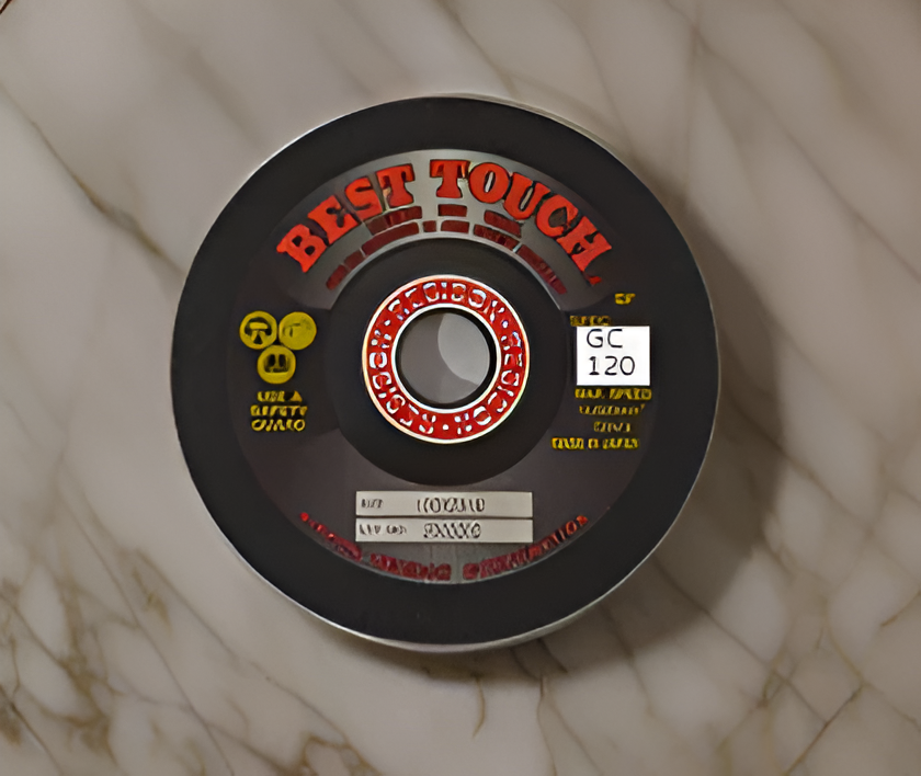 BEST TOUCH - - DEP. CENTER FLEX. GRINDING DISC STONE 
- (4in.) 100 X 2 X 16 X - GC120 (JAPAN) (05974-01090)