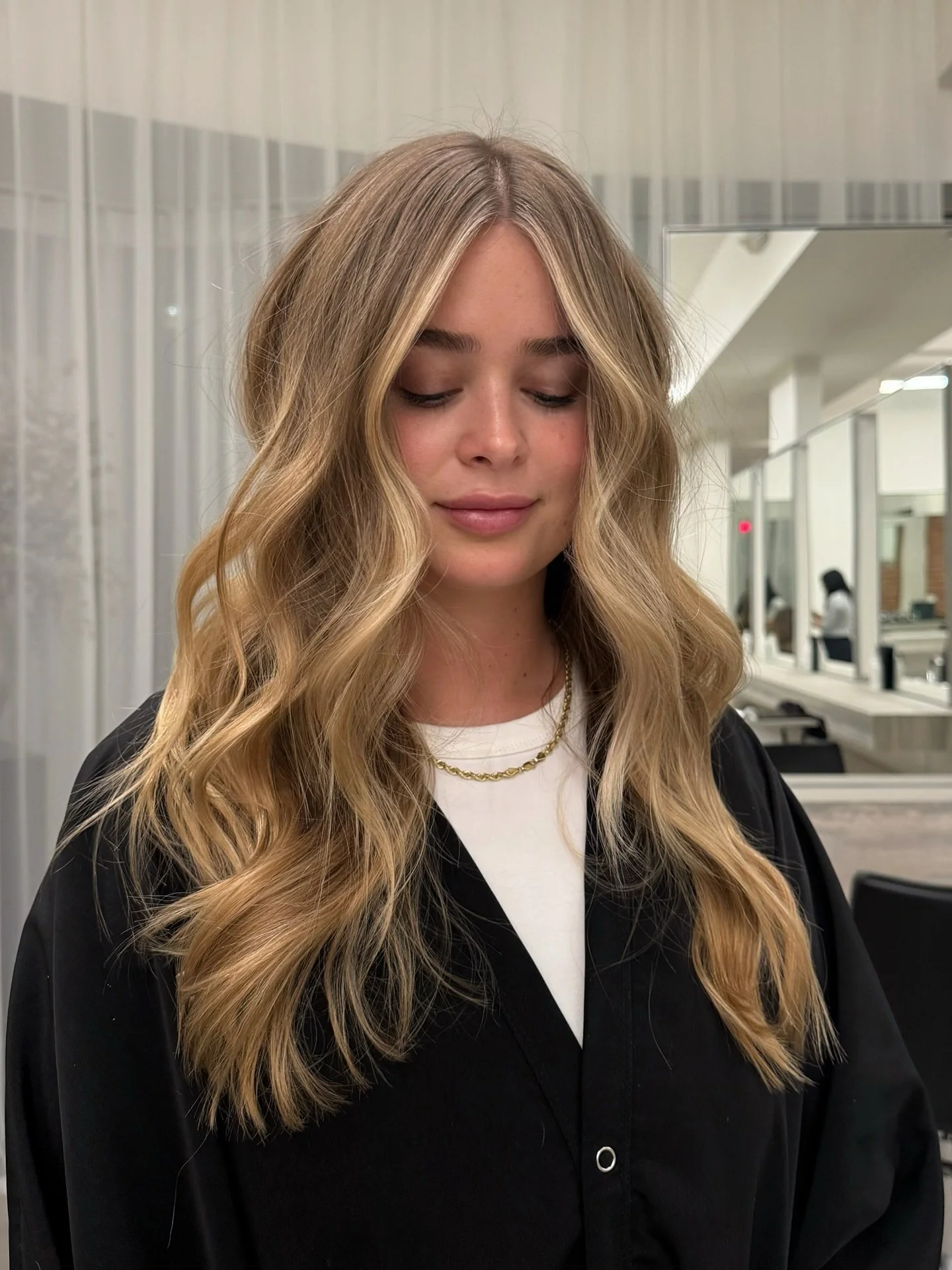 my signature- Enhanced Natural Color. 

she hasn&rsquo;t had highlights in over a year, and all we wanted to do was enhance and rebalance the color she already had ✨