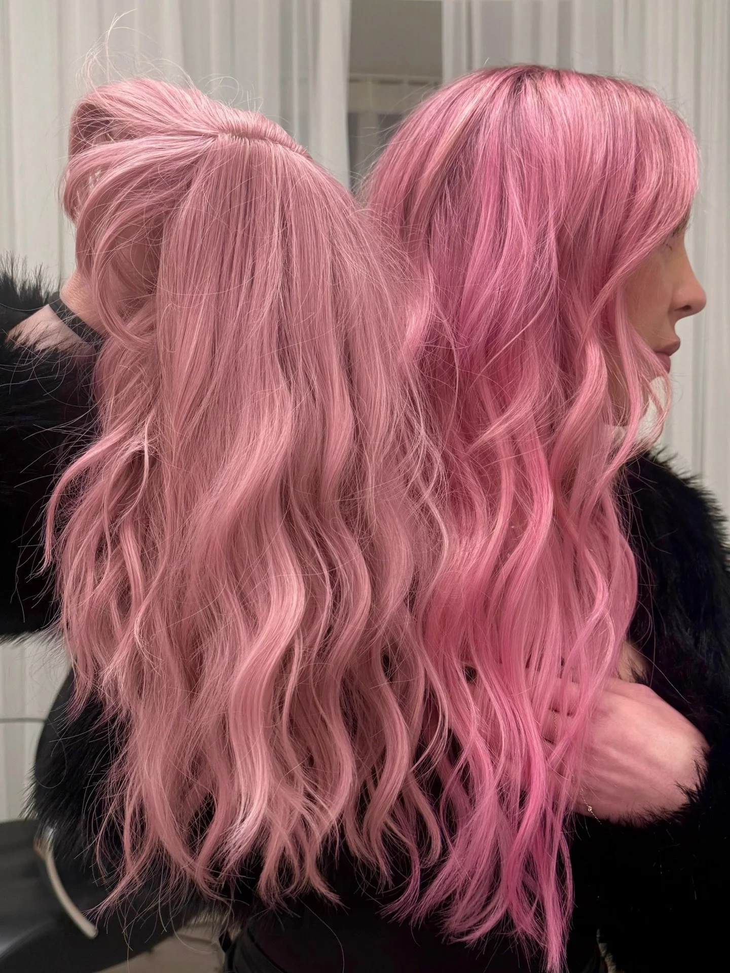 Sara: can we color my hair to look like this wig? Me: say less

Pink counts as enhanced natural color when you&rsquo;re main character energy 😉🩷 🍭🌸

#pinkhair
