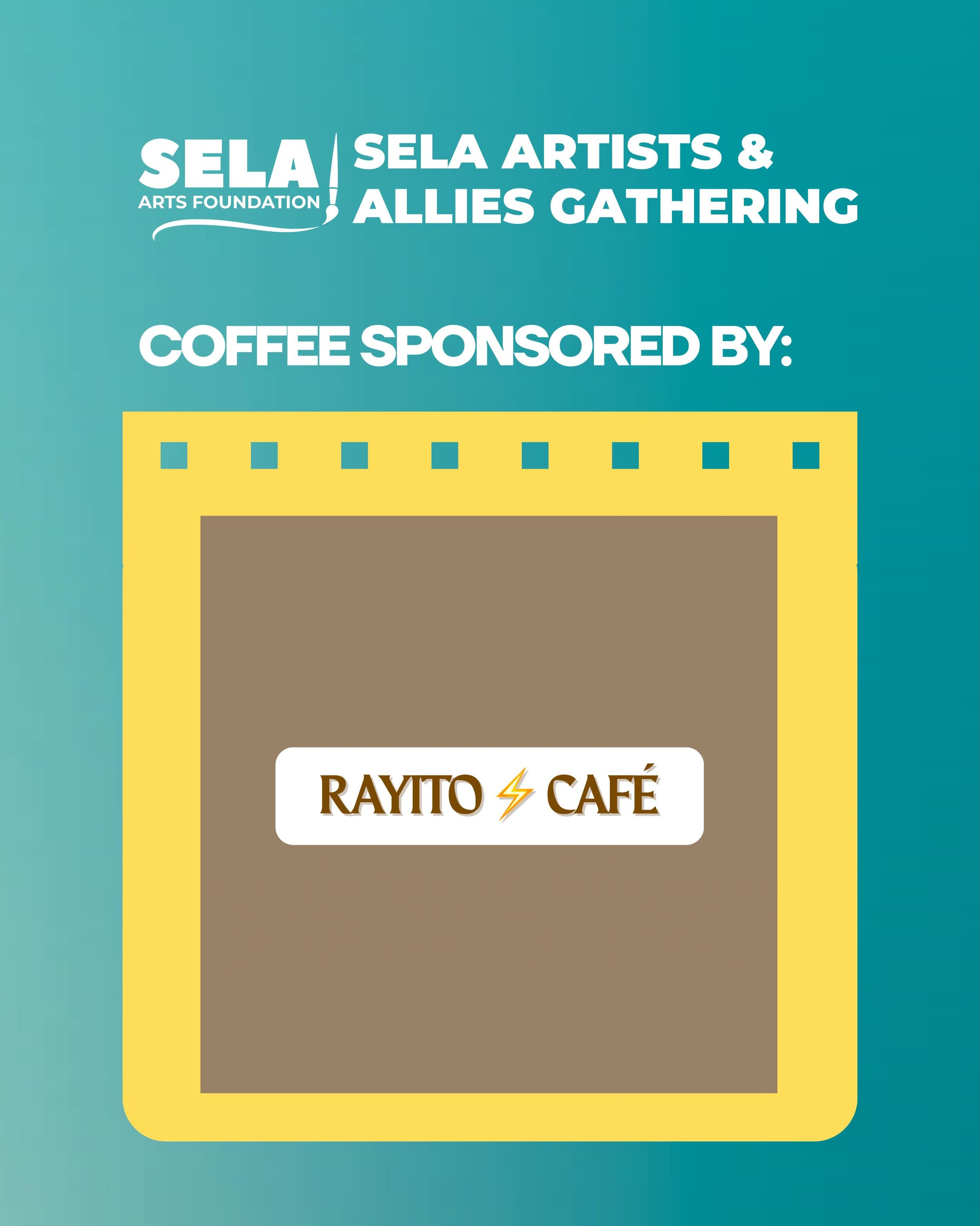 We&rsquo;re excited to share that @rayitocafe_ will be sponsoring our upcoming SELA Artists and Allies Gathering on June 6 ☕✨

Rayito Cafe is a coffee pop-up based in the City of Maywood and we&rsquo;re grateful for their support as we bring together