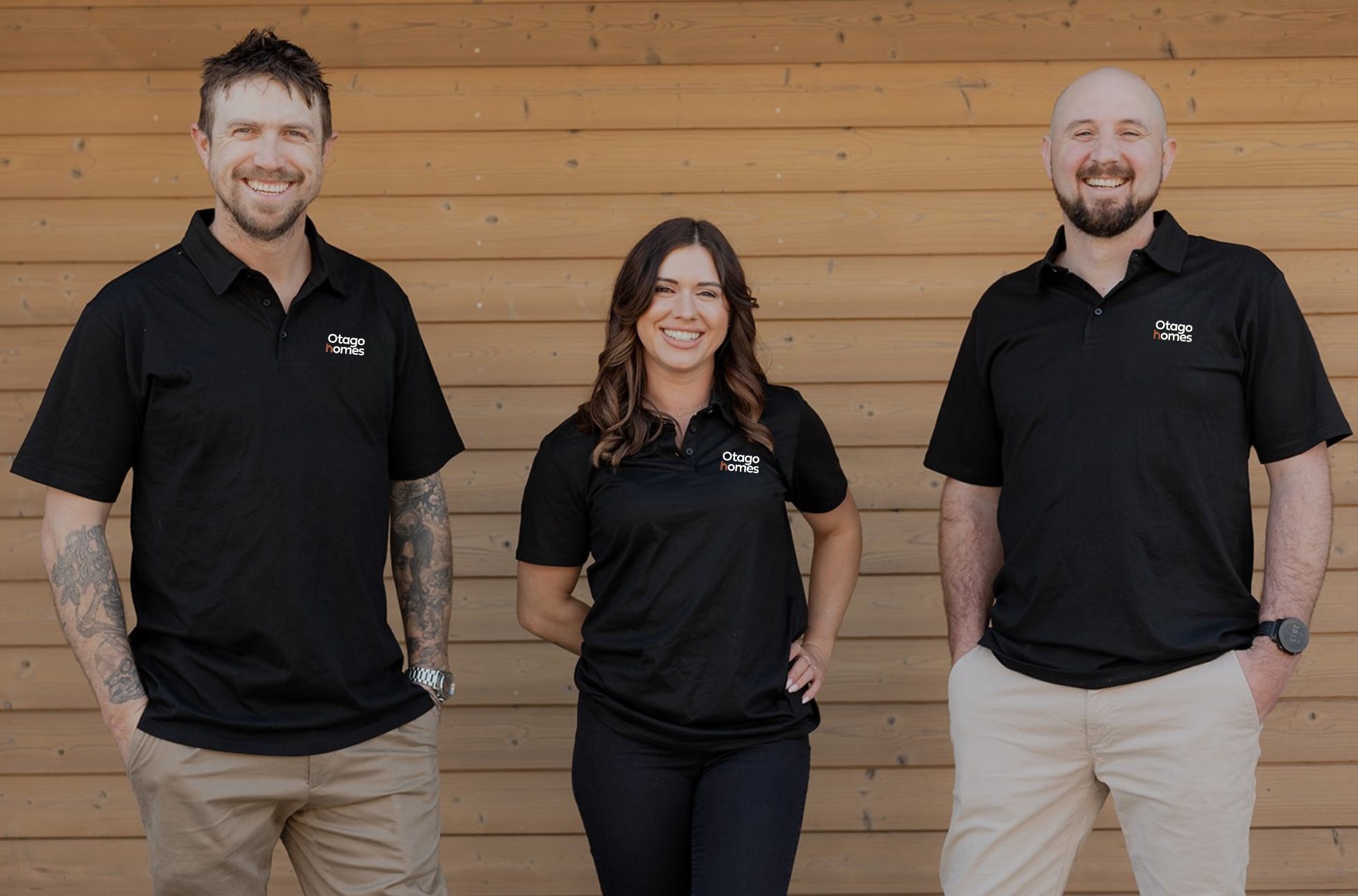 Dom , Tash and Jon - the team behind Otago Homes Queenstown.