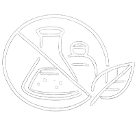 Recycling symbol with a beaker, test tube, and a leaf inside, indicating eco-friendly science or chemistry.