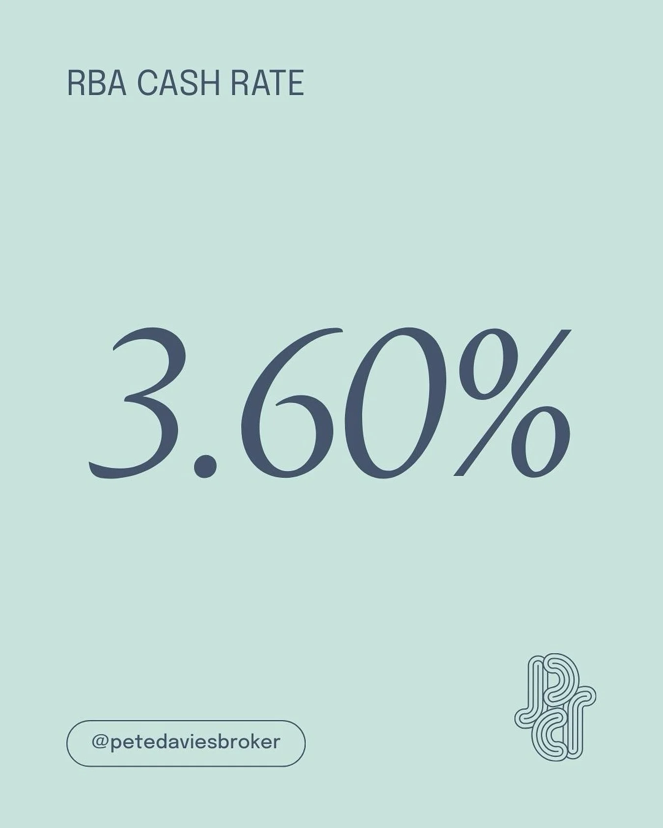 Rates Staying on Hold (3.60%):
🔔 RBA Announcement &ndash; No Change!

The cash rate remains on hold at 3.60%.

While this gives borrowers a little breathing space, it&rsquo;s still an excellent time to review your home loan. Many lenders are adjusti