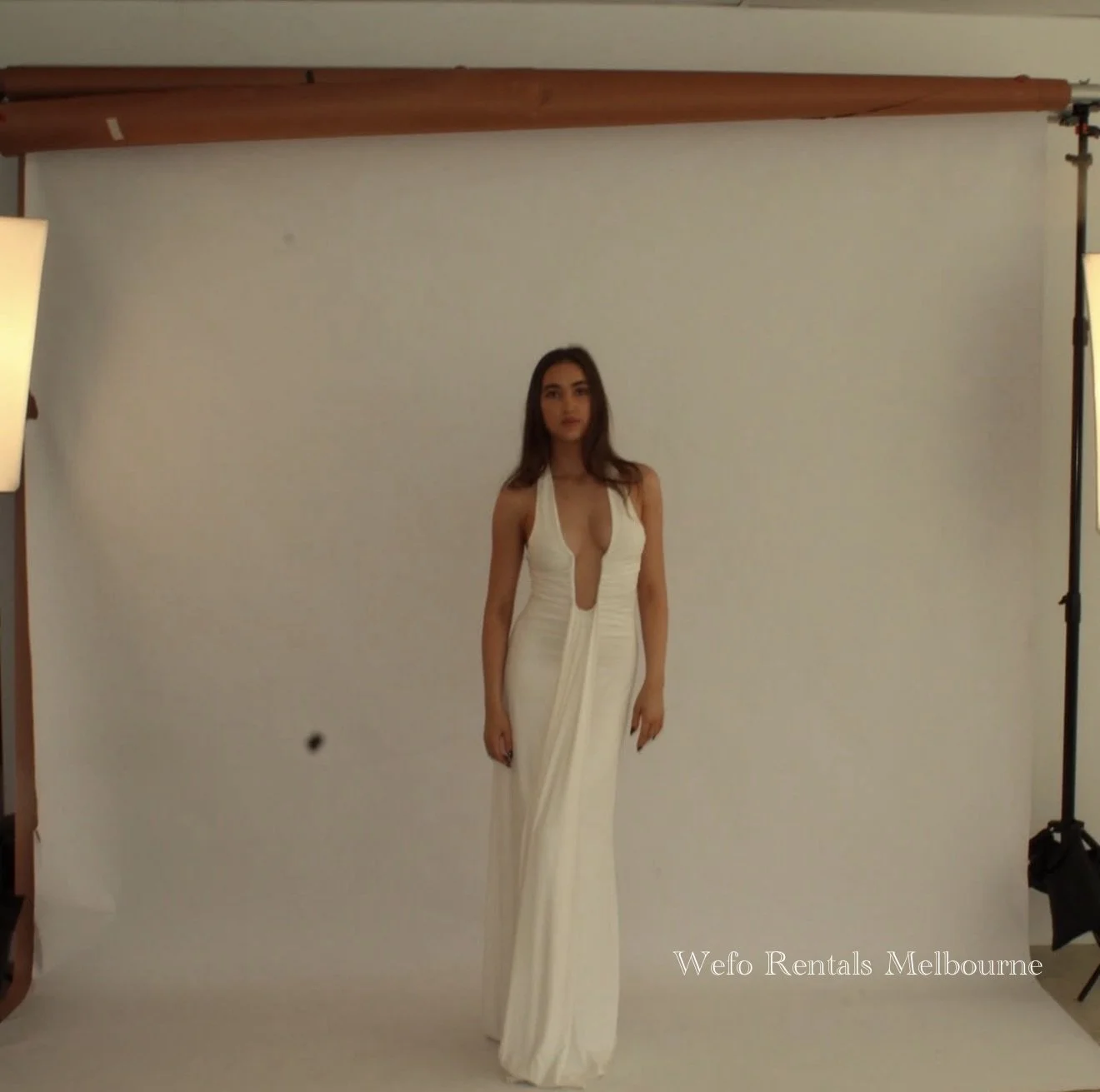 Misha Jennifer Cupro Dress White