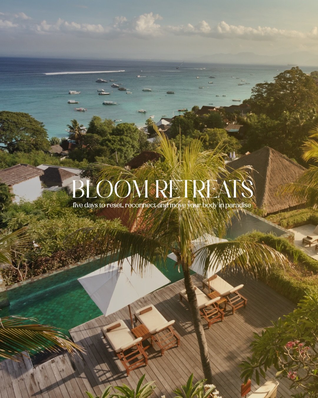 A luxury retreat in Bali 🏝️
Small group. Ocean views. Five unforgettable days!

If you&rsquo;ve been craving a reset&hellip;
This might be exactly what you need. 

Comment RETREAT and we&rsquo;ll send you all the details x