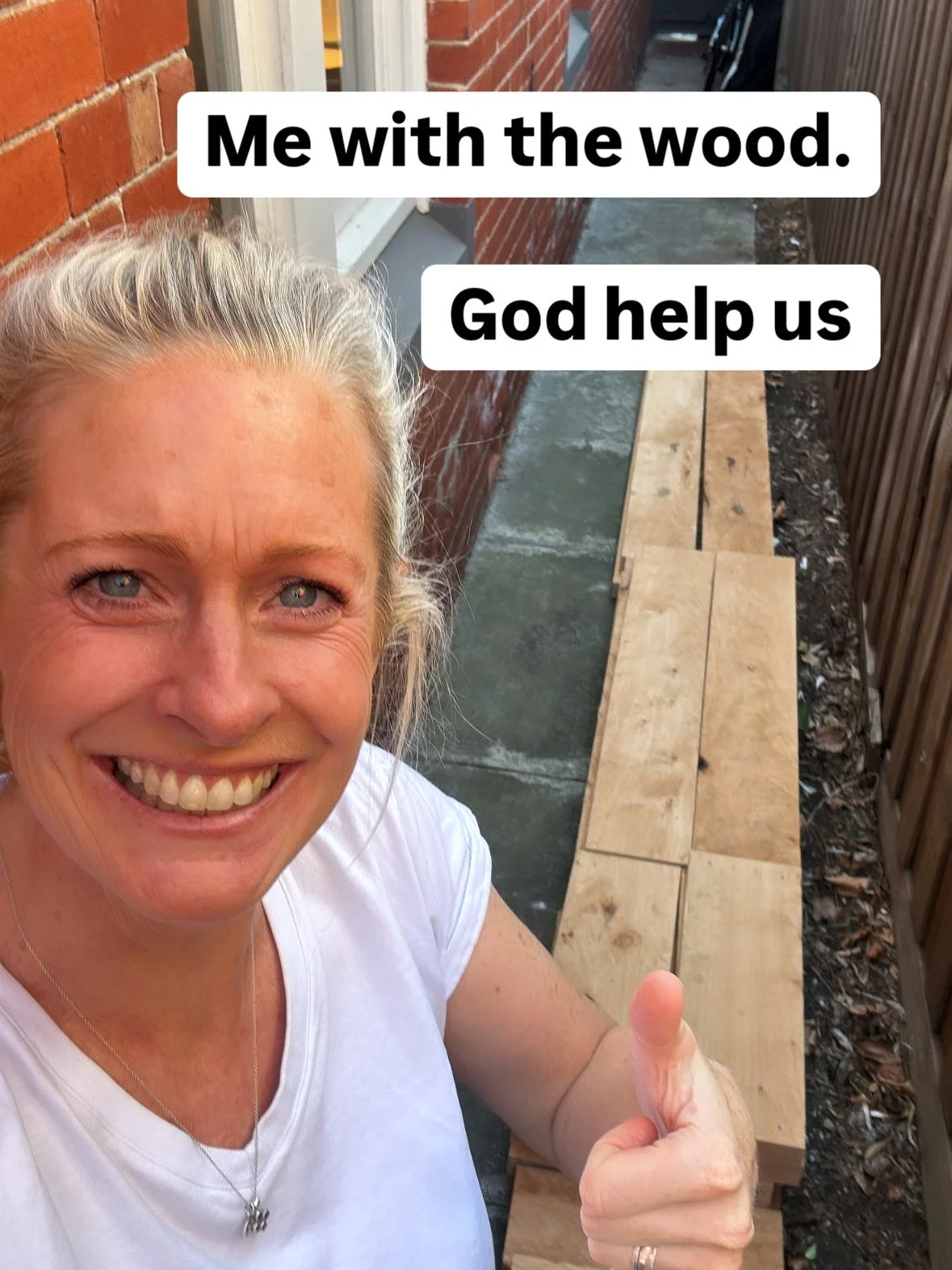 It was a moment, that&rsquo;s for sure. The making of the veggie planter boxes was a whole thing. 

I learnt to drill, I used a spirit&rsquo;ual&rsquo; level, I measured, I bought gloves to handle the wood (of course)&hellip;

The skills building to 