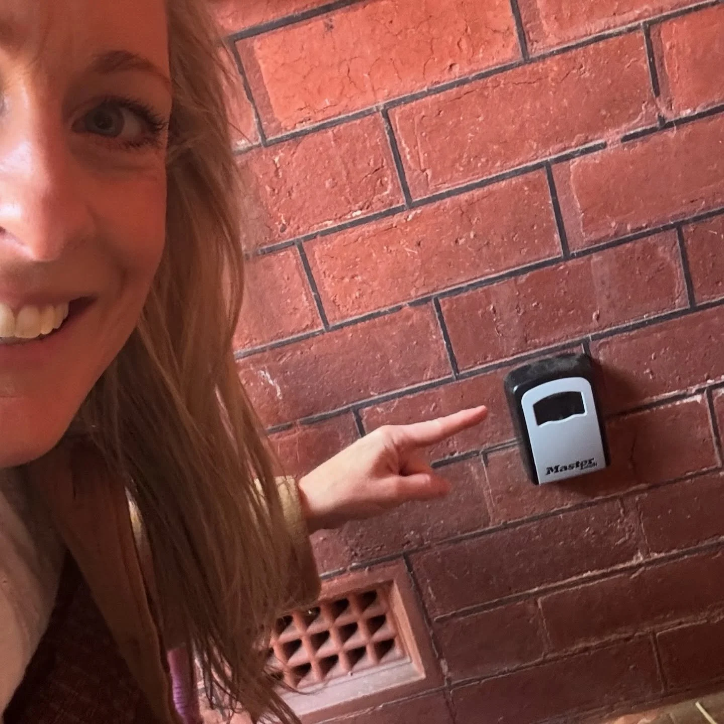 Never again!! Never again will I have that gut lurching feeling of being locked out. 

The process of getting this little guy fitted onto the bricks was&hellip; very Lisa. 

Took a while&hellip; trip to Bunnings&hellip; phoned a friend&hellip; left u