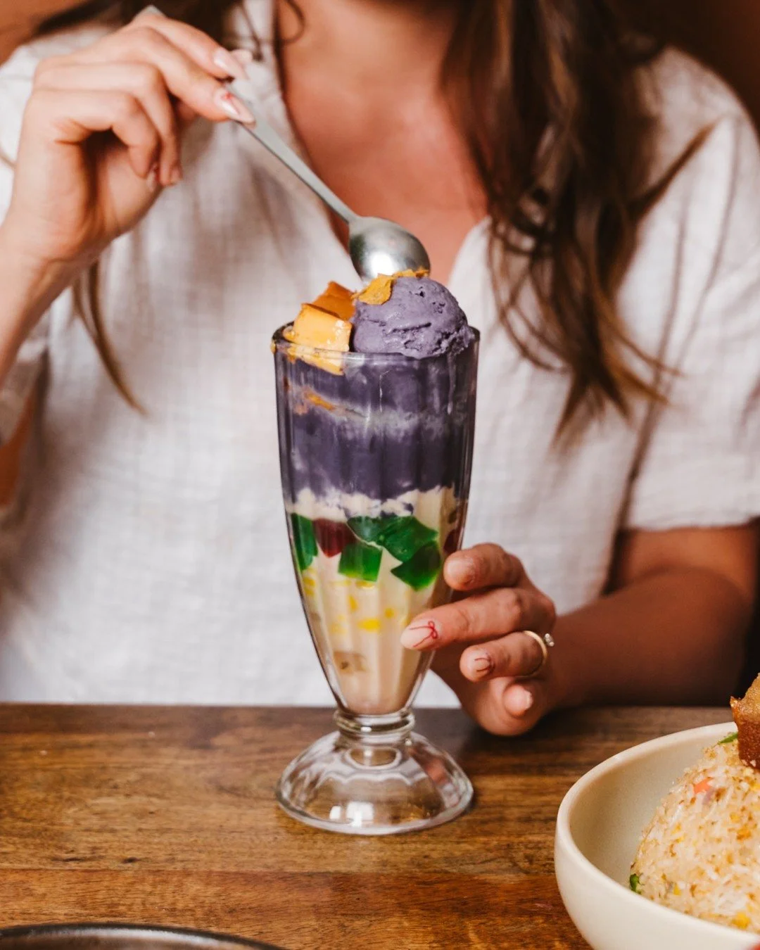 As the weather starts to warm up, cool down the Filipino way with our two iconic desserts: Halo-Halo &amp; Mais Con Yelo! 🍧

🌈 Halo-Halo: a colourful mix of shaved ice, leche flan, ube, and sweet surprises in every spoon.
🌽 Mais Con Yelo: creamy c