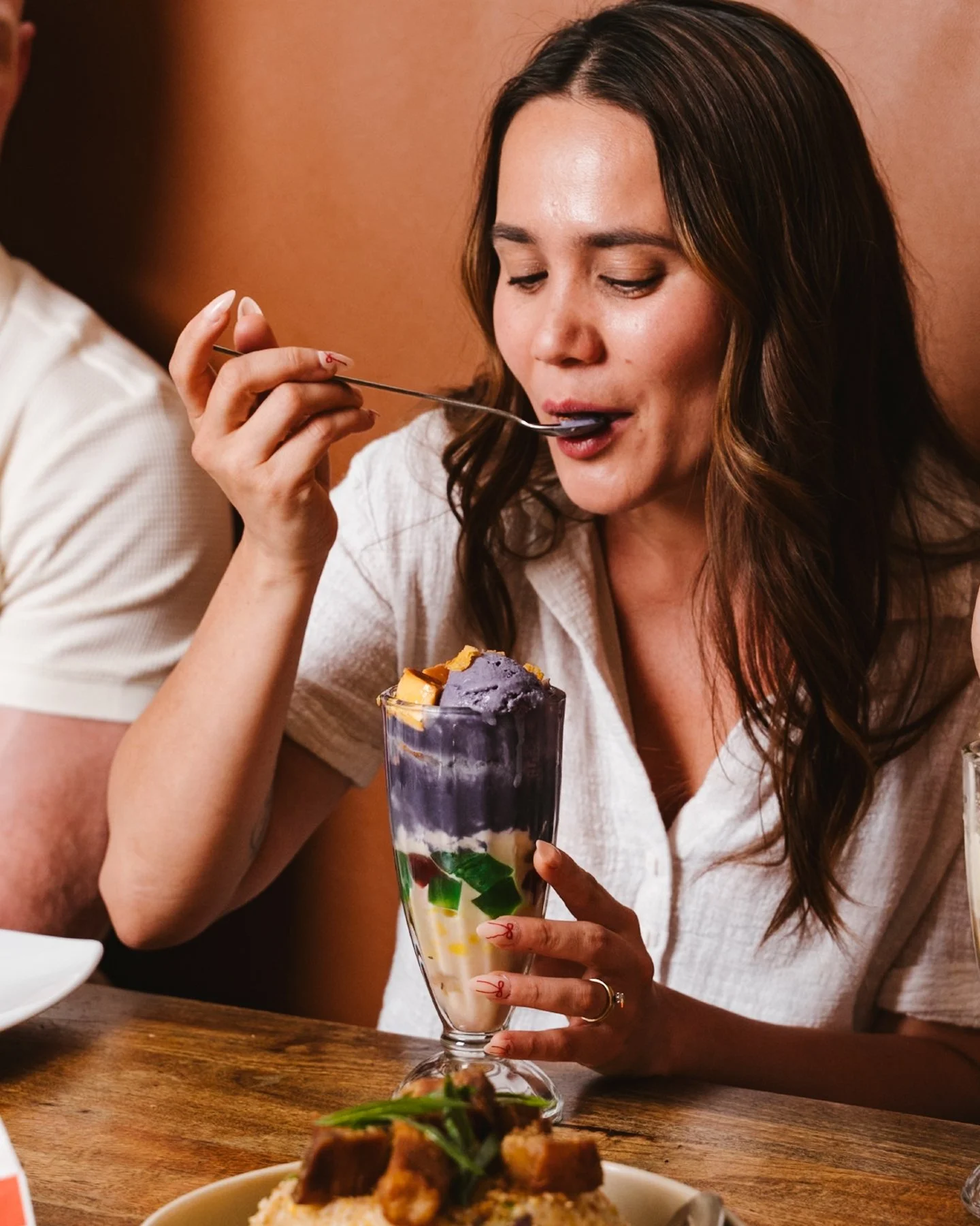 Cool down with two of our most-loved summer treats at Mama Lor 🫶

🍌 Saba con Yelo &ndash; sweet saba bananas, shaved ice, milk, and just the right touch of sweetness
🍧 Halo Halo &ndash; a classic mix of shaved ice, leche flan, ube halaya, fruits, 