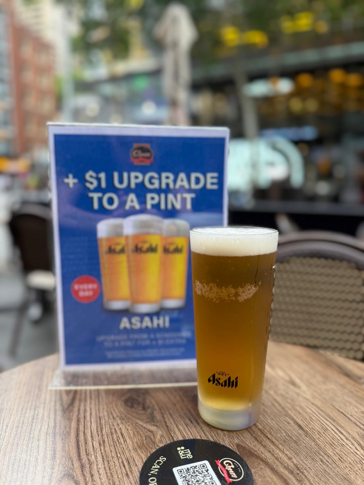 Asahi +$1 Upgrade