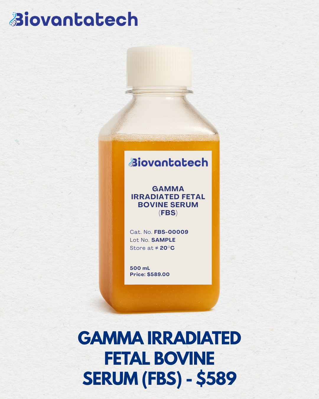 Gamma Irradiated Fetal Bovine Serum (FBS)