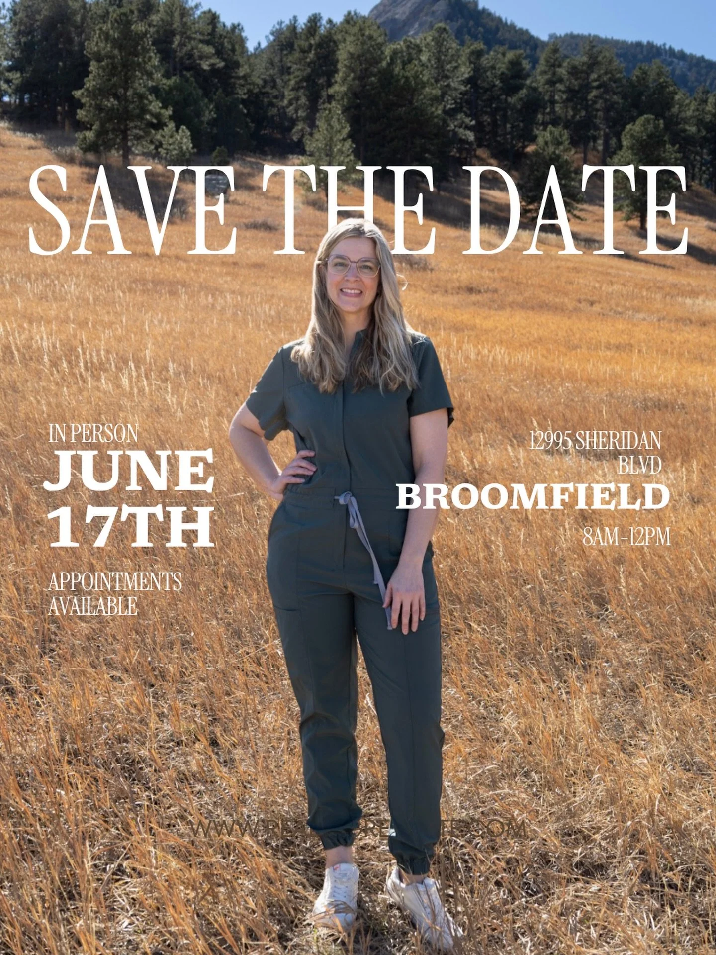 ✨ IN-PERSON APPOINTMENTS AVAILABLE ✨

I&rsquo;ll be seeing patients in person in Broomfield on Tuesday, June 17th from 8 a.m. &ndash; 12 p.m. 🤍

If you&rsquo;ve been wanting a more personalized approach to perimenopause, menopause, hormone concerns,