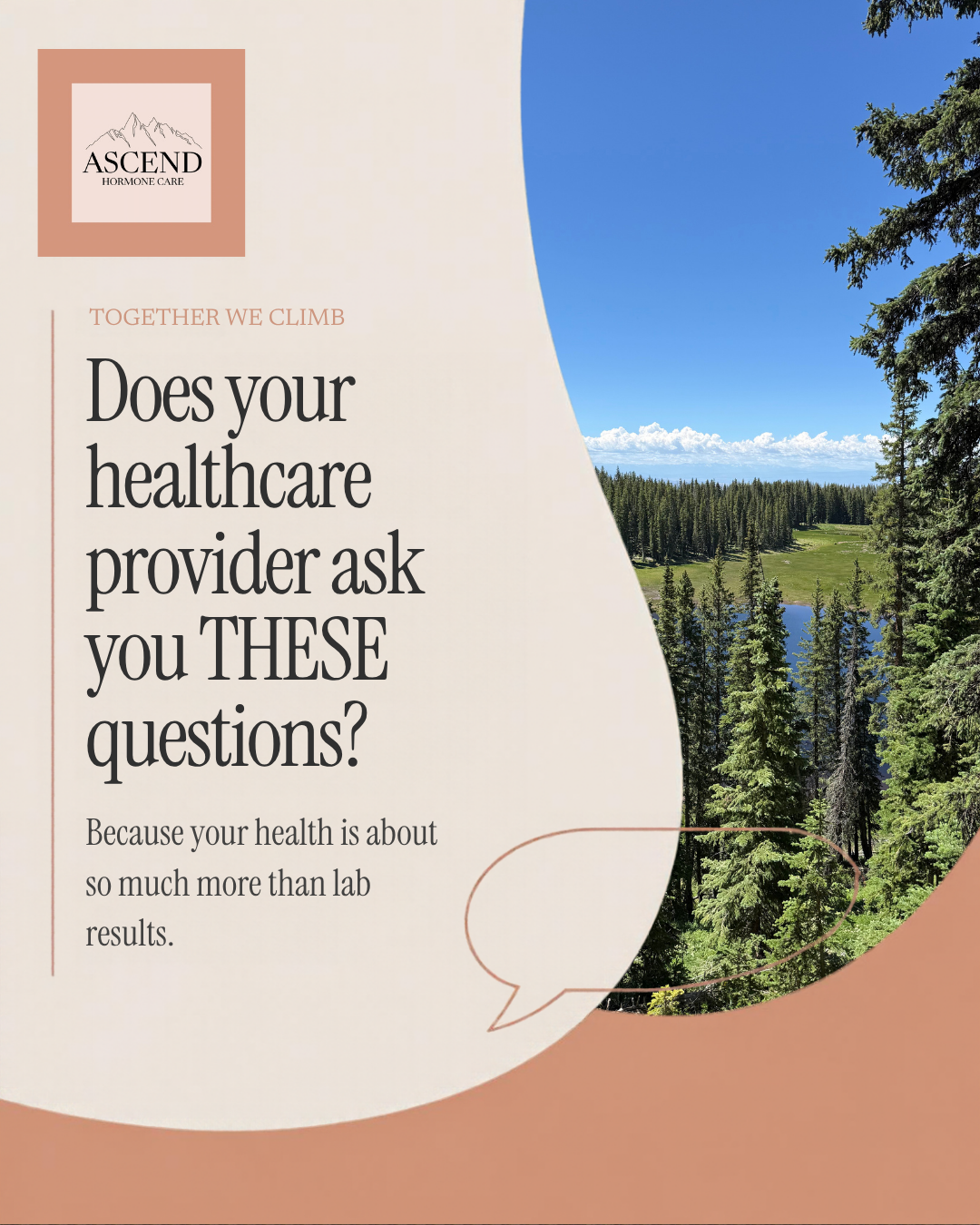 When was the last time your healthcare provider asked you what you actually wanted your life to look like?