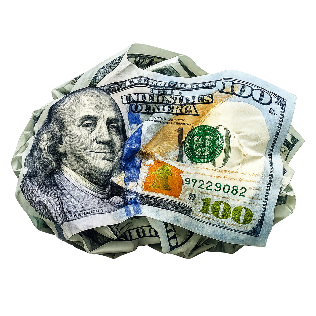 Lucky Money Wad Sticker ( 2 For $6.00)