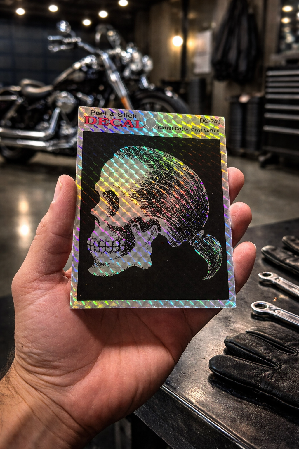 Chrome Pony Skull