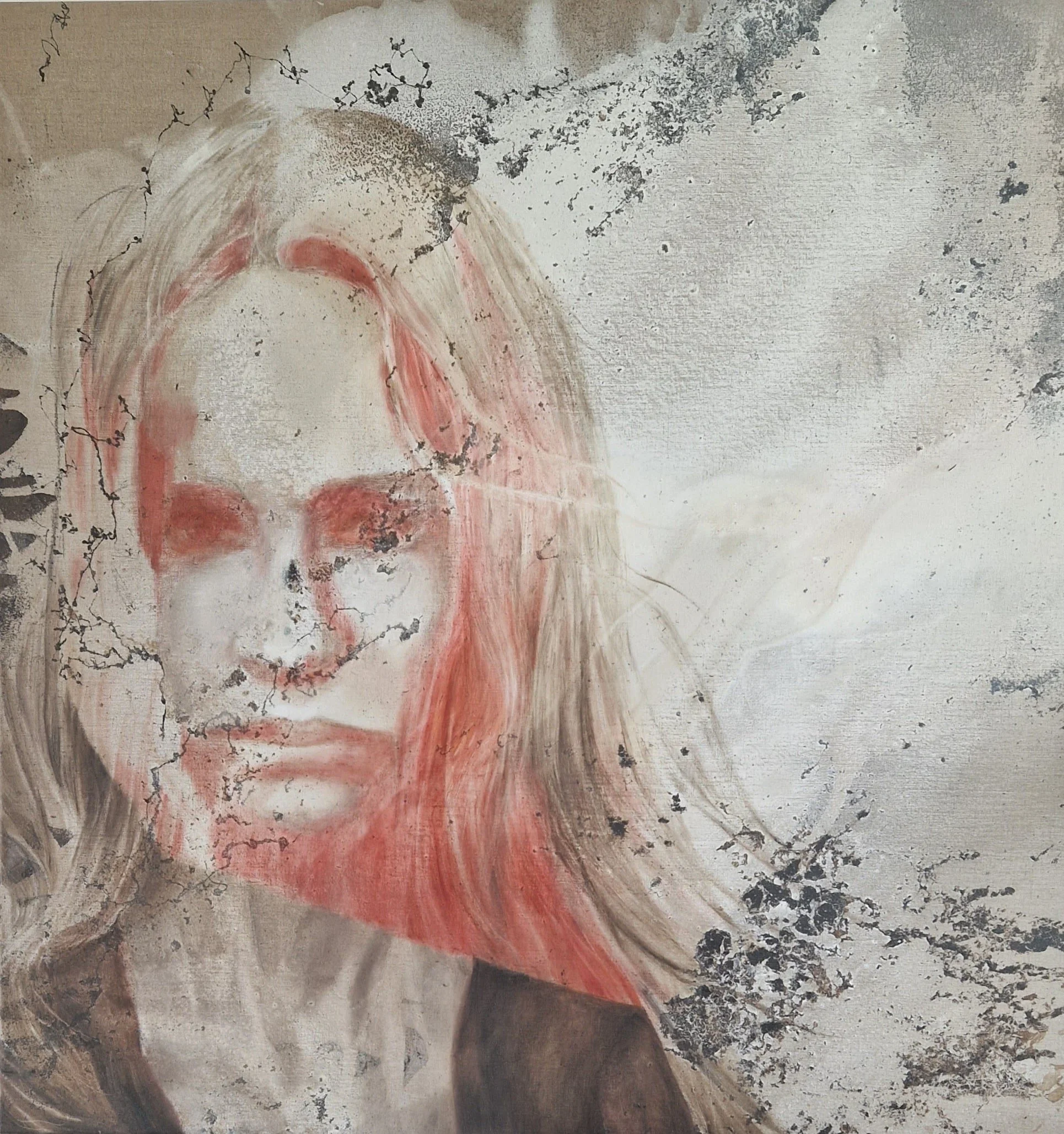 After the Storm • 2024 • 100x100 • mixed media / Leinwand