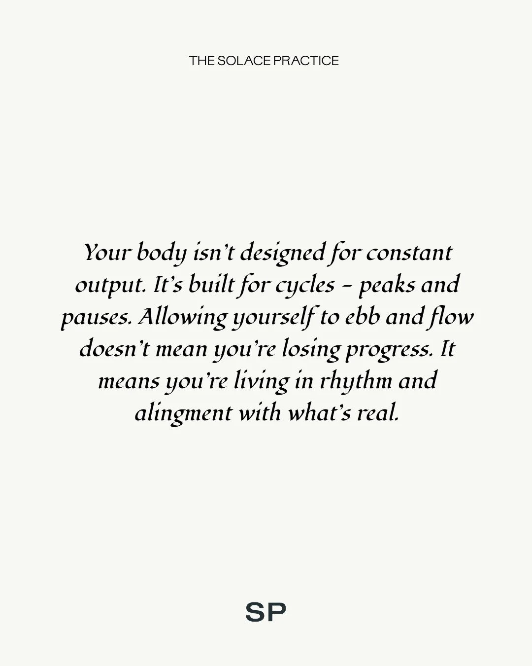 Your daily reminder - You don’t have to feel ‘on’ all the time.
#naturopathforwomen #womenshealthnaturopath #naturopathforsenstivewomen