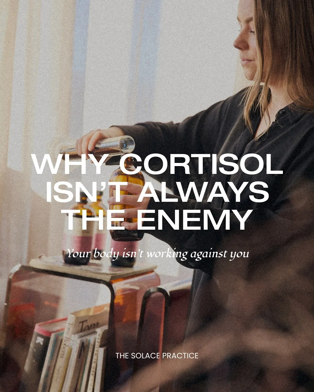 Cortisol isn&rsquo;t always the enemy, it&rsquo;s a hormone our body relies on every single day. It is essential for energy, focus, balance, and so many more processes.

The real issue is when stress pushes you into survival mode for too long, leavin