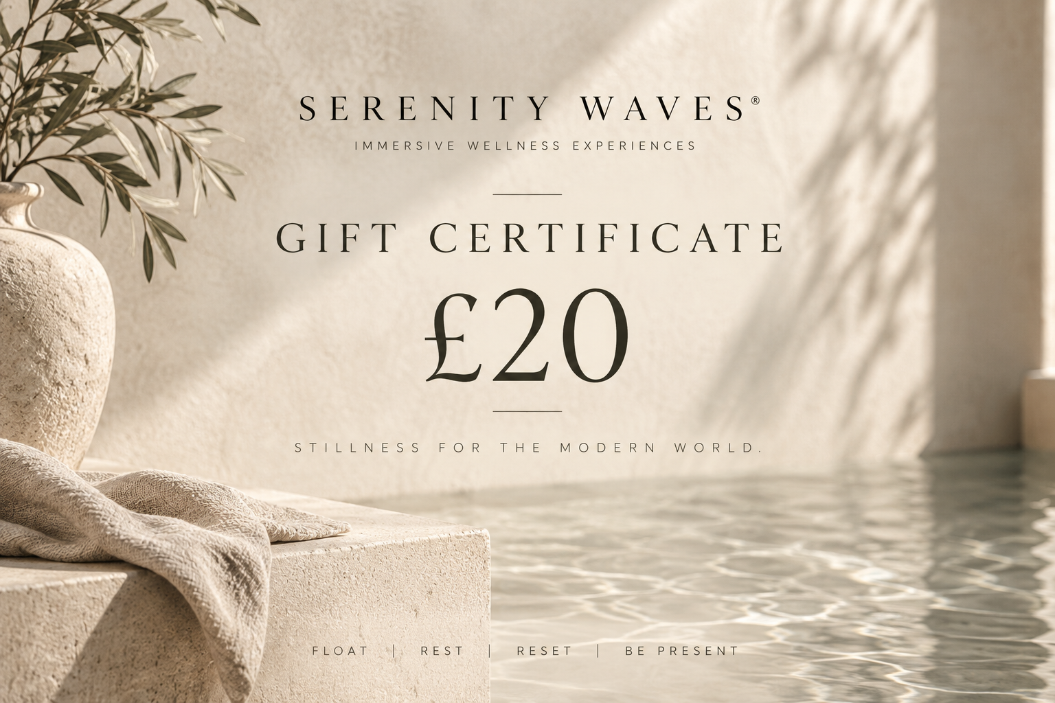£20 Serenity Waves Gift Voucher