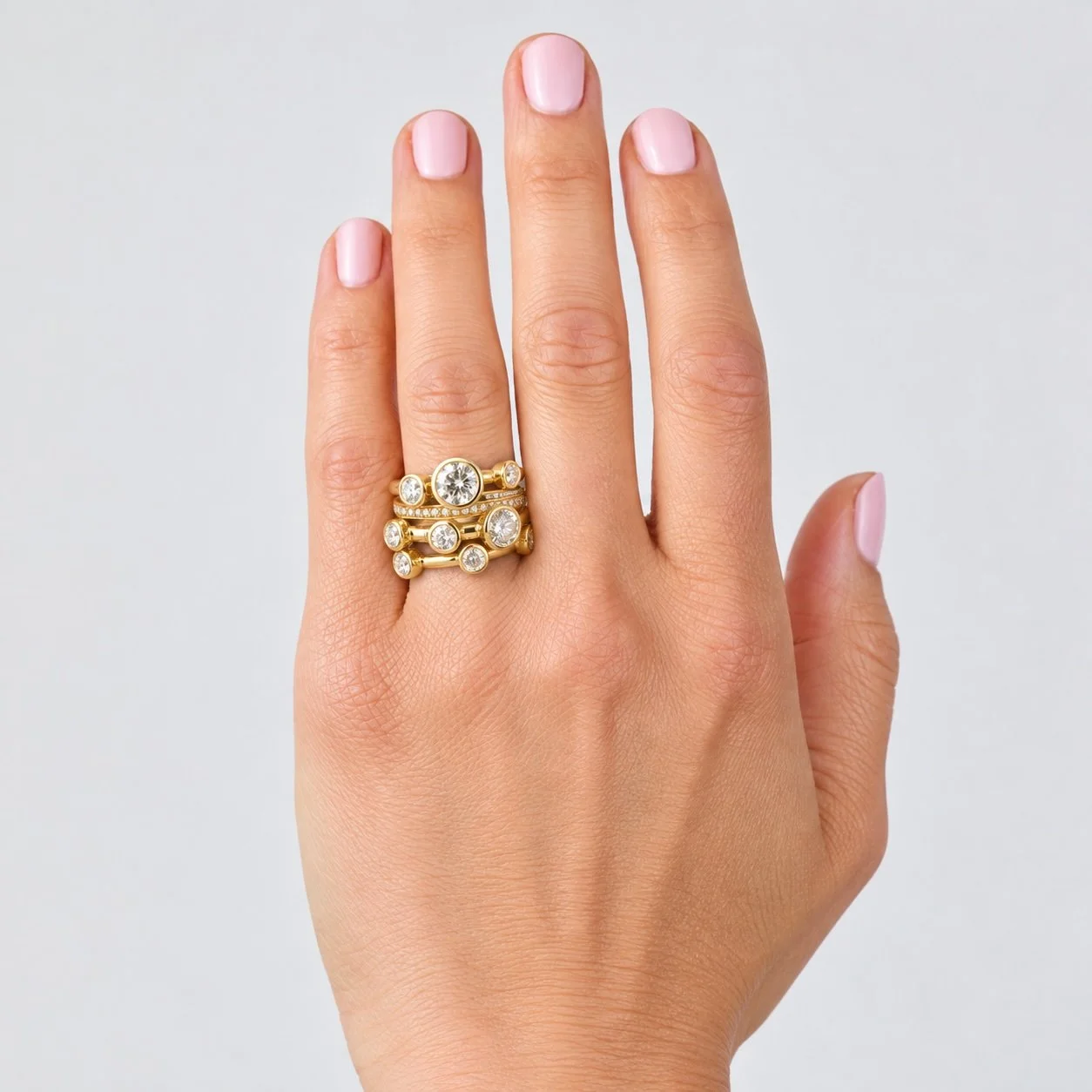 Boodles-Inspired Diamond Bubble Ring