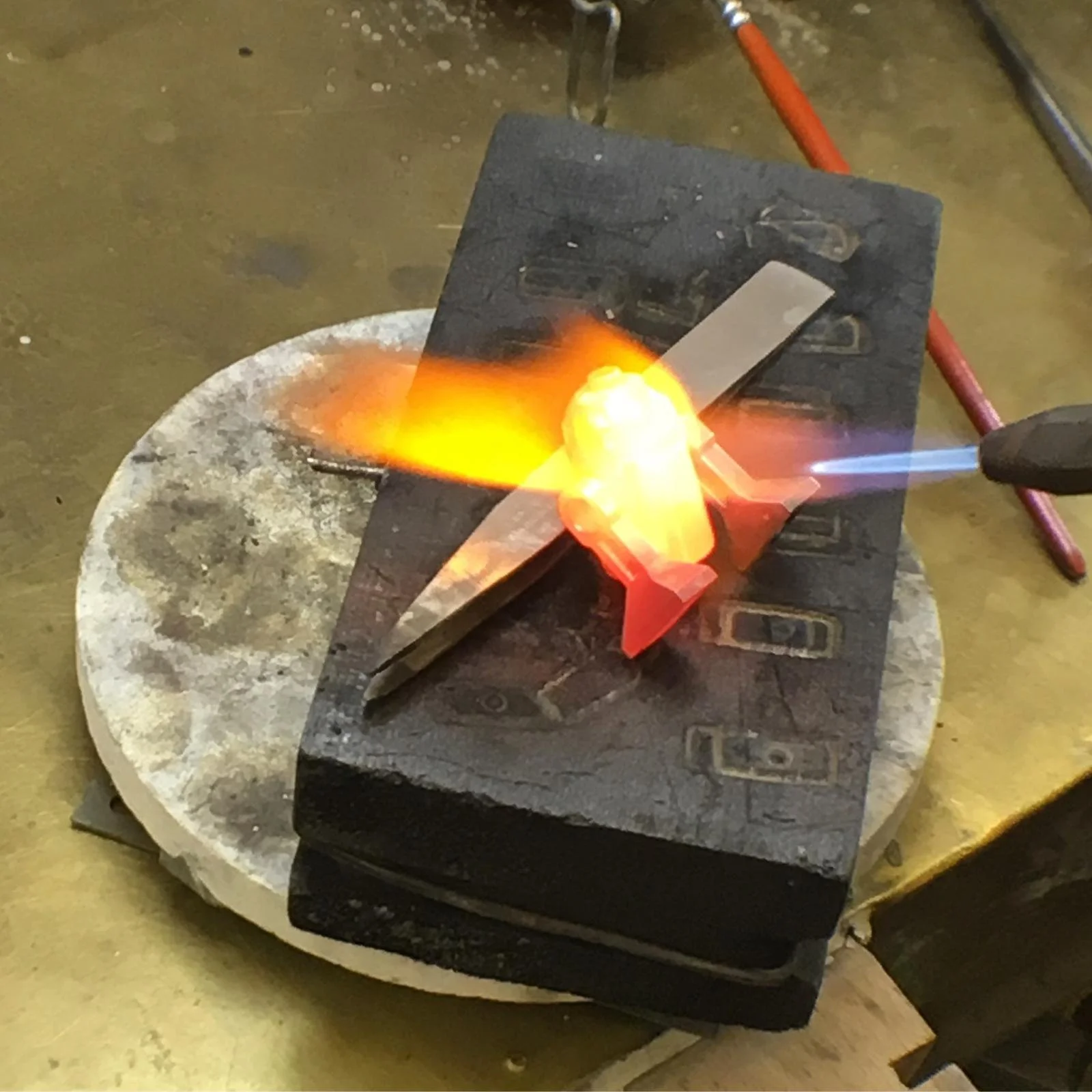 Platinum R2D2 figures