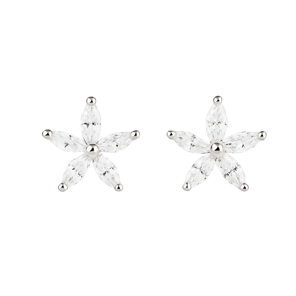Star Diamond Earrings