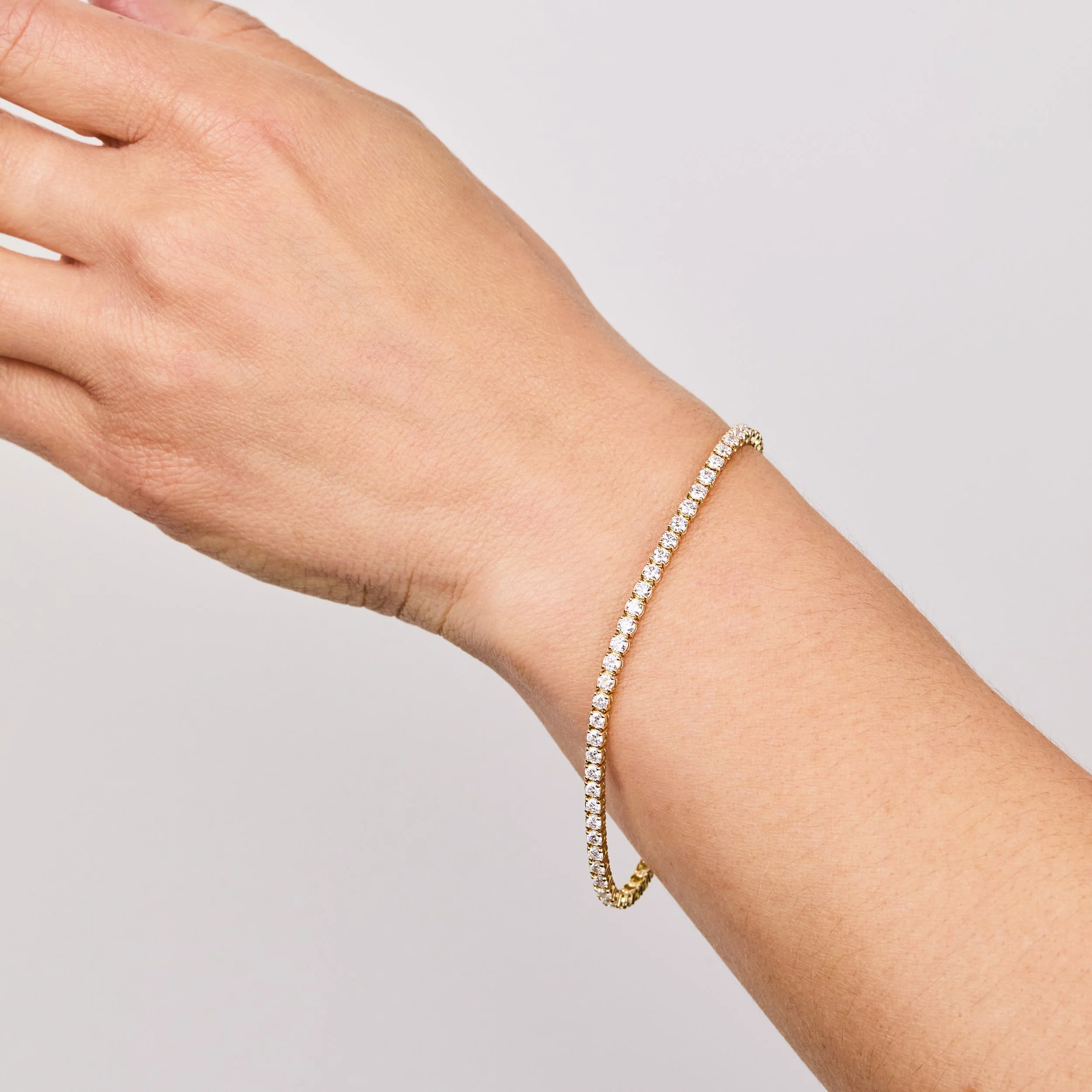 18ct Gold Diamond Tennis Bracelet