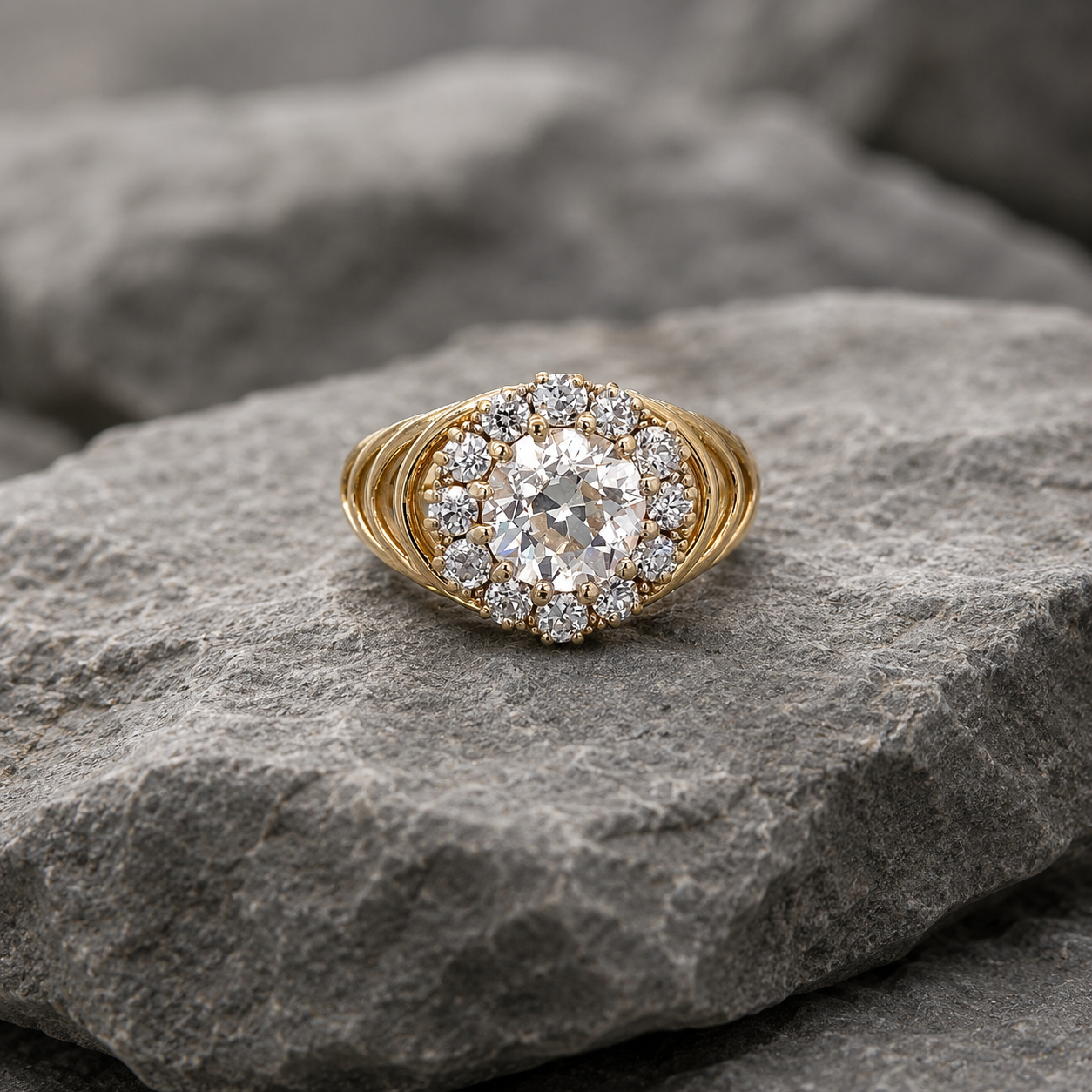 Vintage 1930’s Diamond Cluster Ring