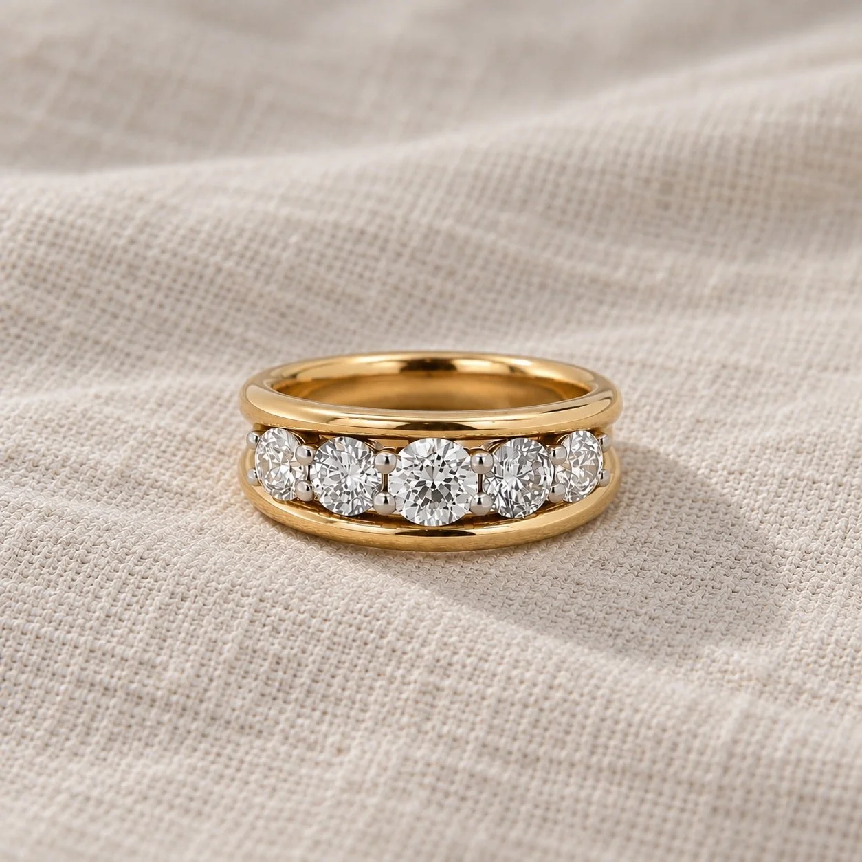 Five Stone Diamond Ring