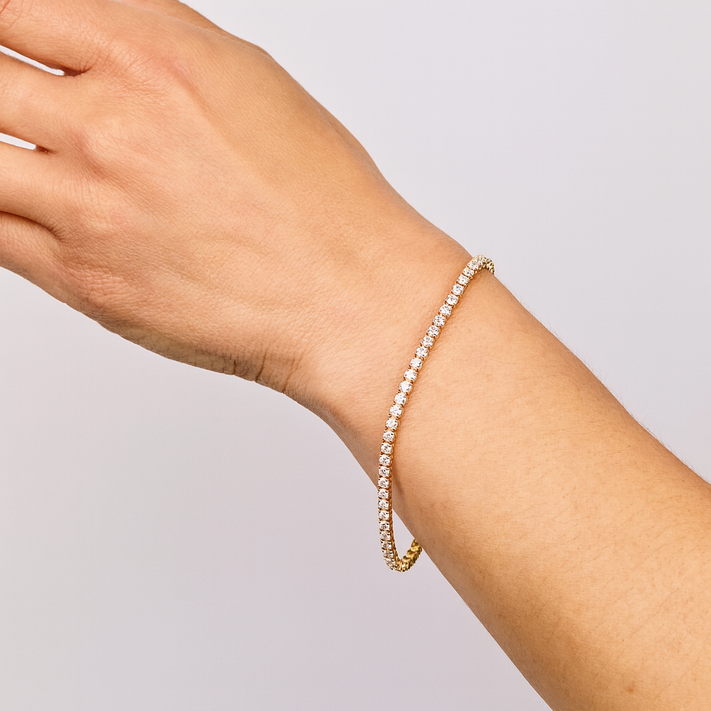 18ct Gold Diamond Tennis Bracelet