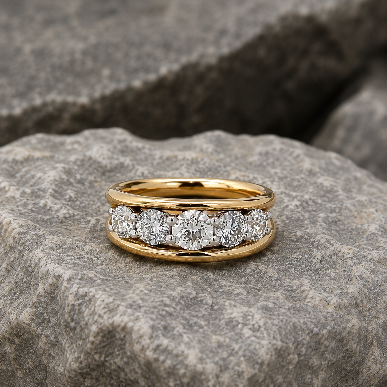 Five Stone Diamond Ring