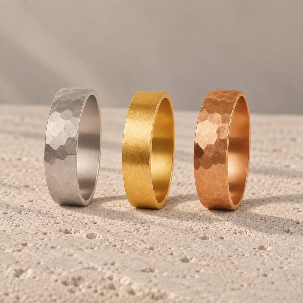 Bespoke Alternative Unisex Wedding Bands – Handmade in London