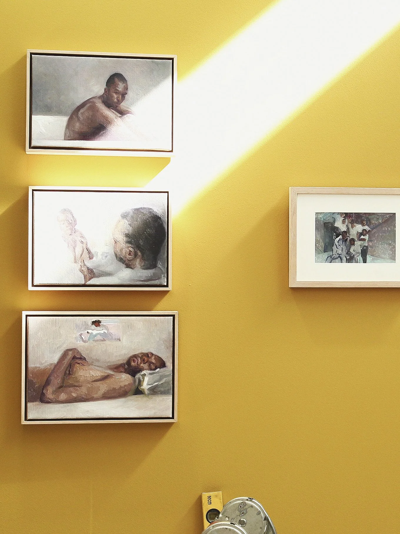 Oil on canvas: 1) 13 x 24cm 2) 34 x 22cm 3) 32 x 24cm 4) 21 x 14cm