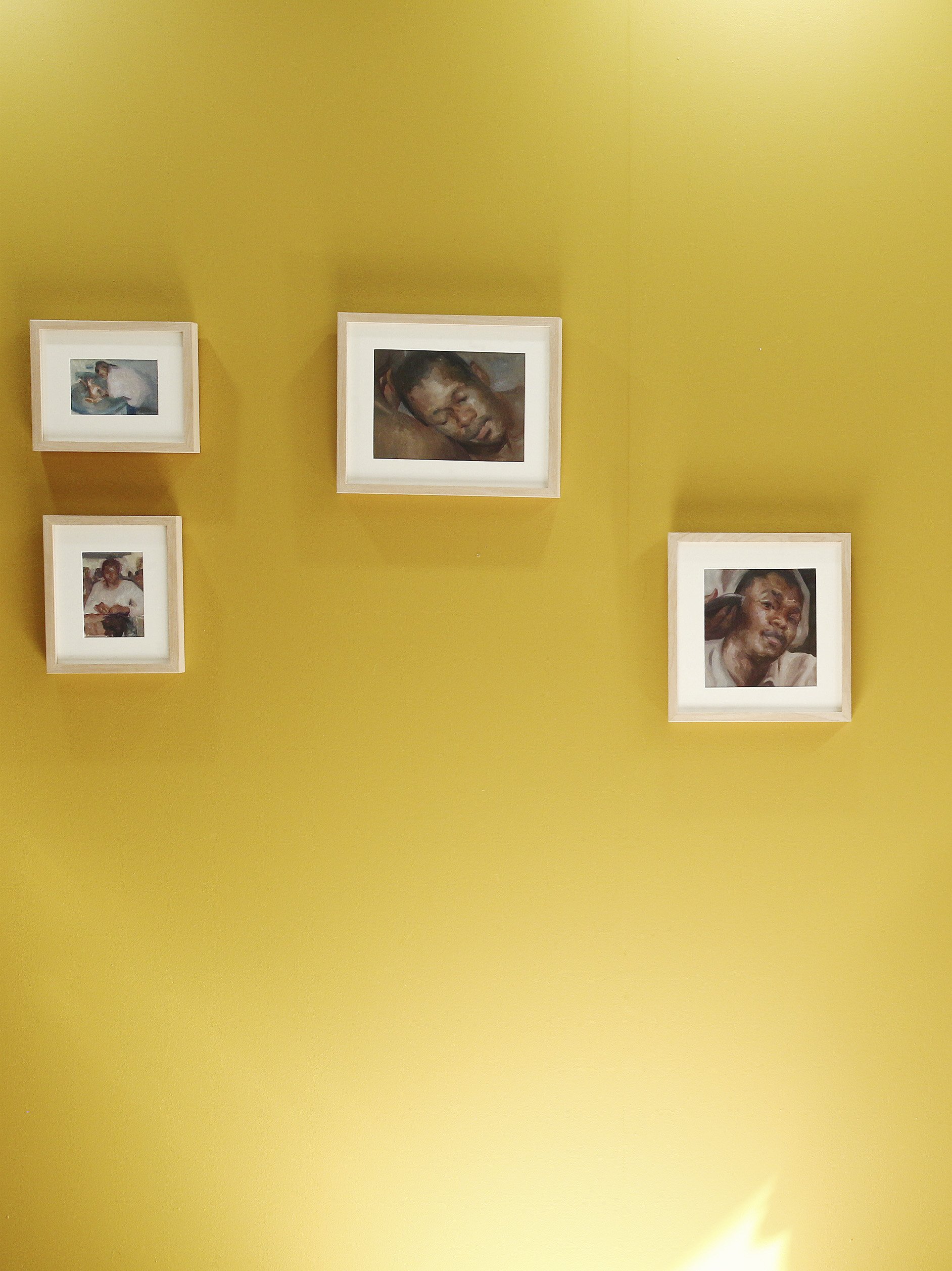 Oil on linen: 1) 15 x 10cm 2) 15 x 12cm 3) 28 x 19cm 4) 21 x 20cm