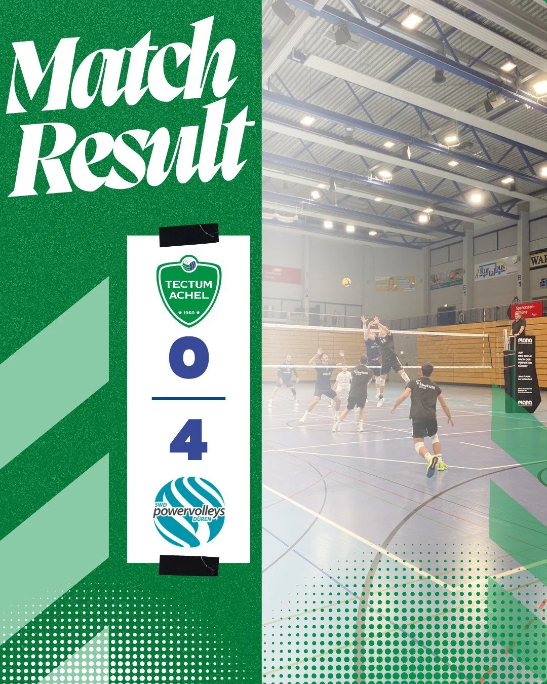 Oefenwedstrijd 3 werd met 4-0 verloren op bezoek bij @swd_powervolleys_dueren . Dit weekend staat de teambuilding op het programma, volgende week komt D&uuml;ren op bezoek in De Koekoek, tot dan! 💚🤍