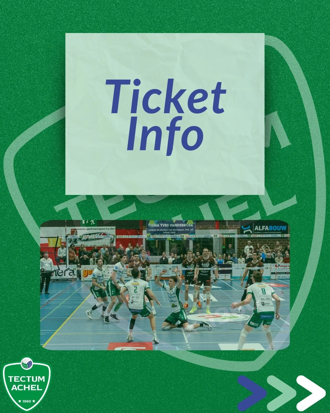 💚 TICKET INFO 💚
Ook dit seizoen bieden we weer een abonnement aan voor onze trouwste supporters! Ons Europese avontuur is niet inbegrepen! Voor meer informatie, neem een kijkje op onze website 🙃