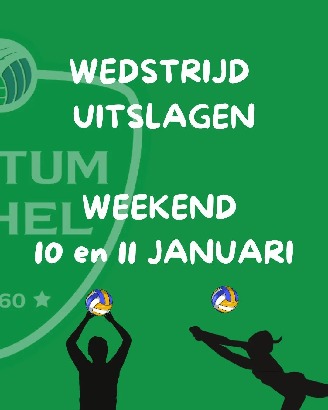 Uitslagen weekend 10 &amp; 11 januari 

Dit weekend begonnen de meeste ploegen terug aan de competitie. De U11 Meisjes 3-3 blijft ongeslagen! Ze hebben dit seizoen nog geen enkele match verloren 💪