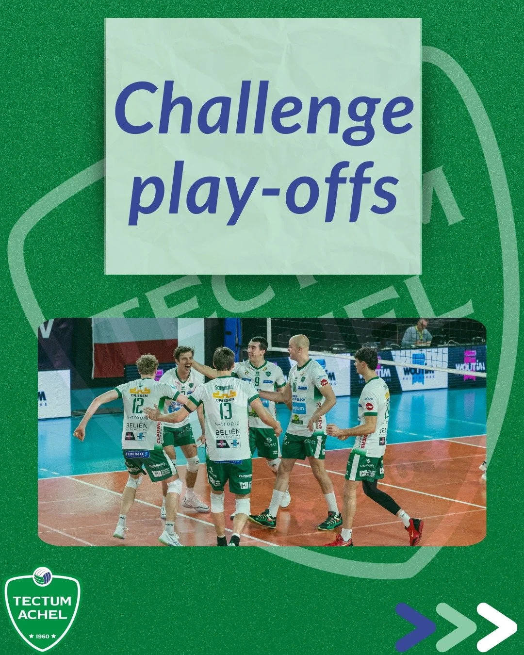 Onze wedstrijden in de Challenge Play-offs op een rijtje 💪 Wij gaan vol voor die kwartfinale!!!