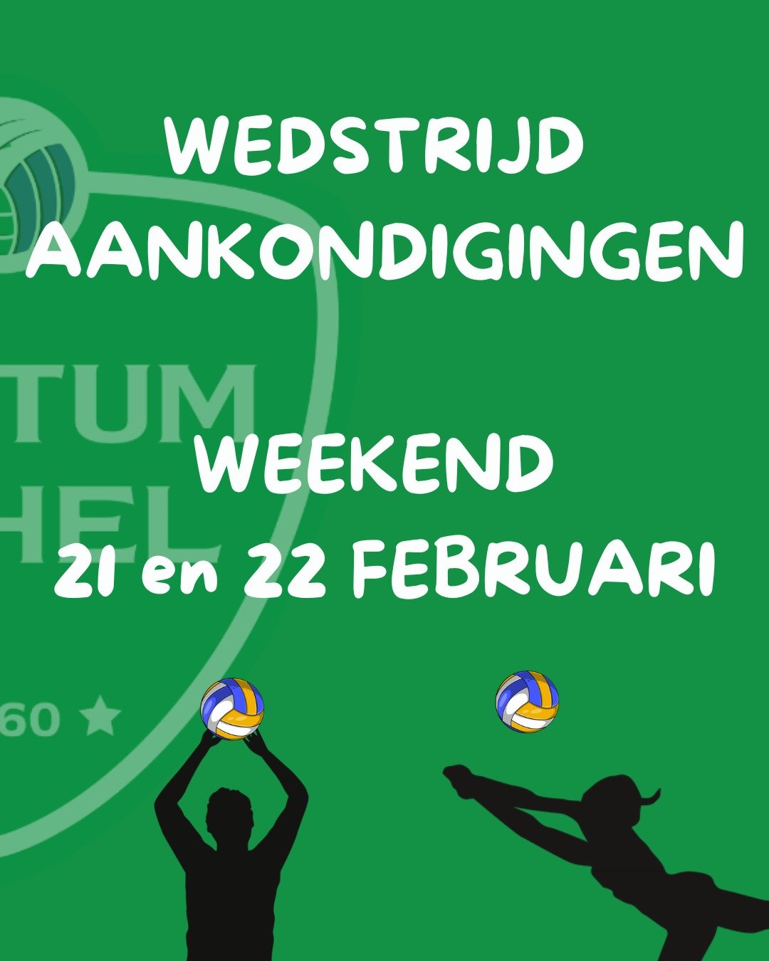 Weekend 21 &amp; 22 februari 

Check hier de matchen van komend weekend!