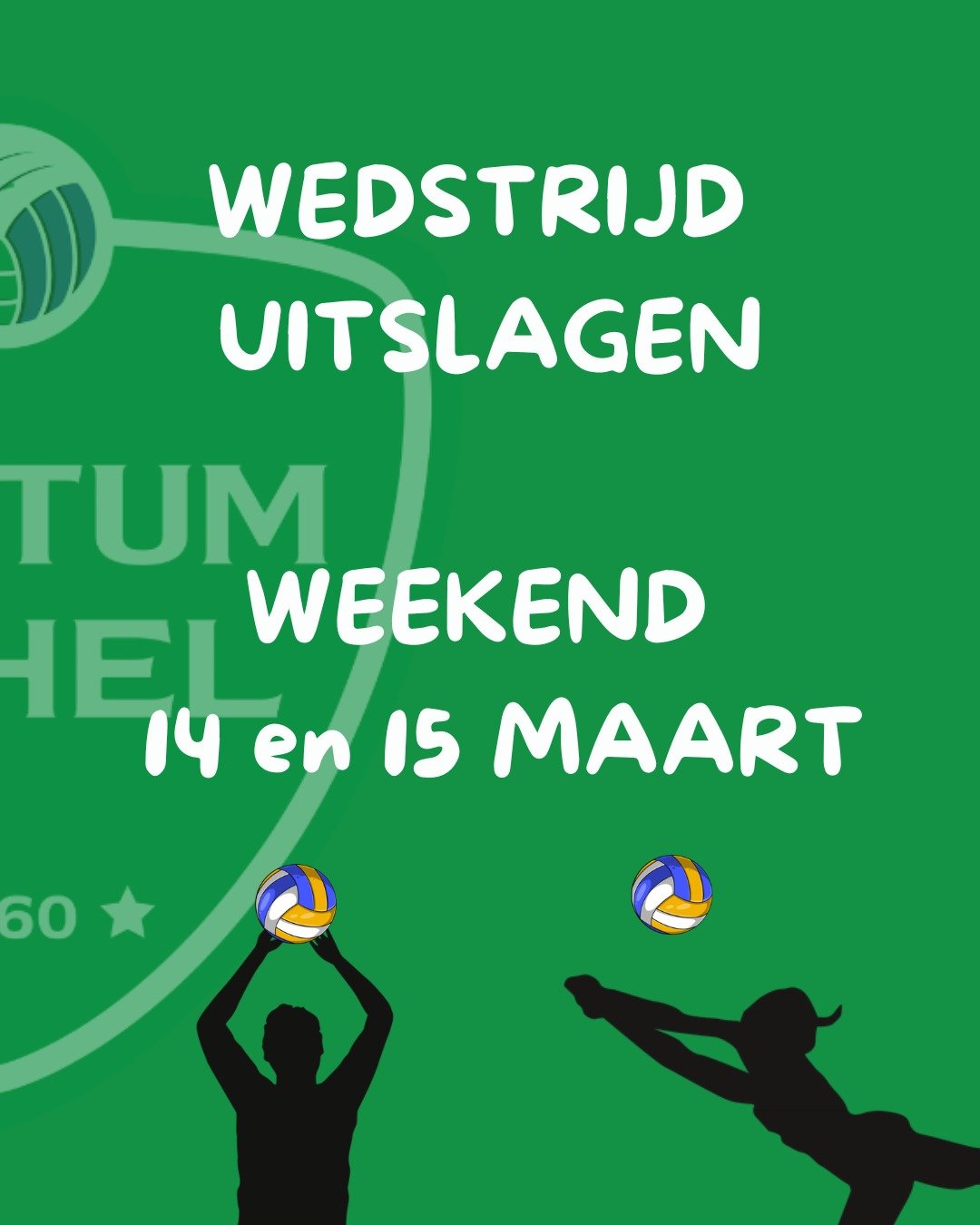 Uitslagen weekend 14 &amp; 15 maart 

Enkele spannende wedstrijden afgelopen weekend! Vind hier de uitslagen terug.