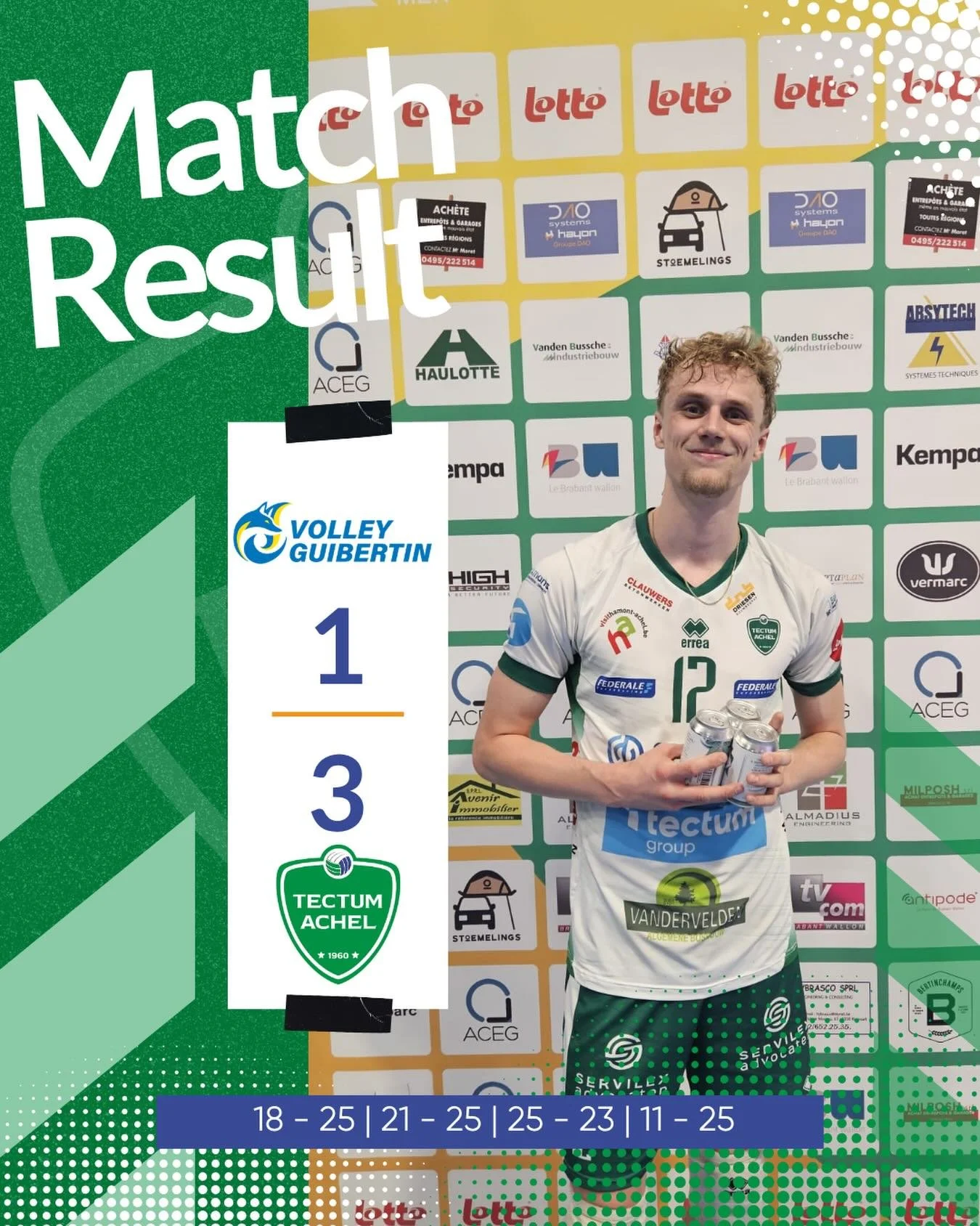 3e overwinning op een rij na een sterke prestatie in Guibertin 🔝

Yannick Bak is your 🌟 Of The Game!