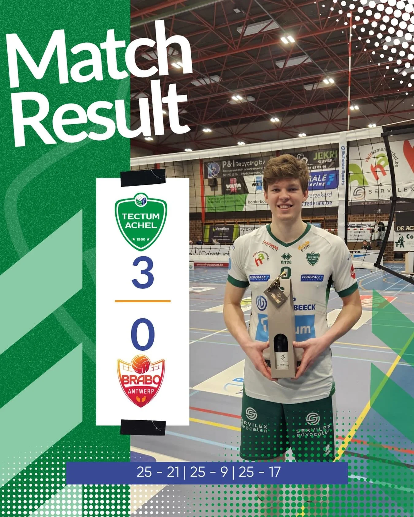 Wat een knalprestatie 🤩 met een tijdelijke leidersplaats als kers op de taart!

Michiel Fransen is your 🌟 Of The Game!