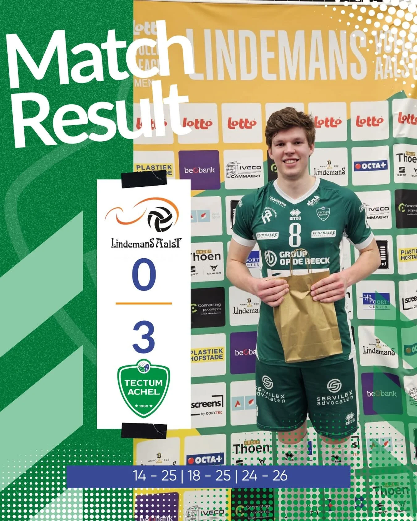 Wat een glansprestatie om de puntjes op de i te zetten in onze Challenge Play-off campagne! Sterk werk van Joost en Allan 👨🏻&zwj;🎓 Woensdag spelen we de kwartfinale in Leuven, be there!!
Michiel Fransen is voor de zoveelste keer your 🌟 Of The Gam