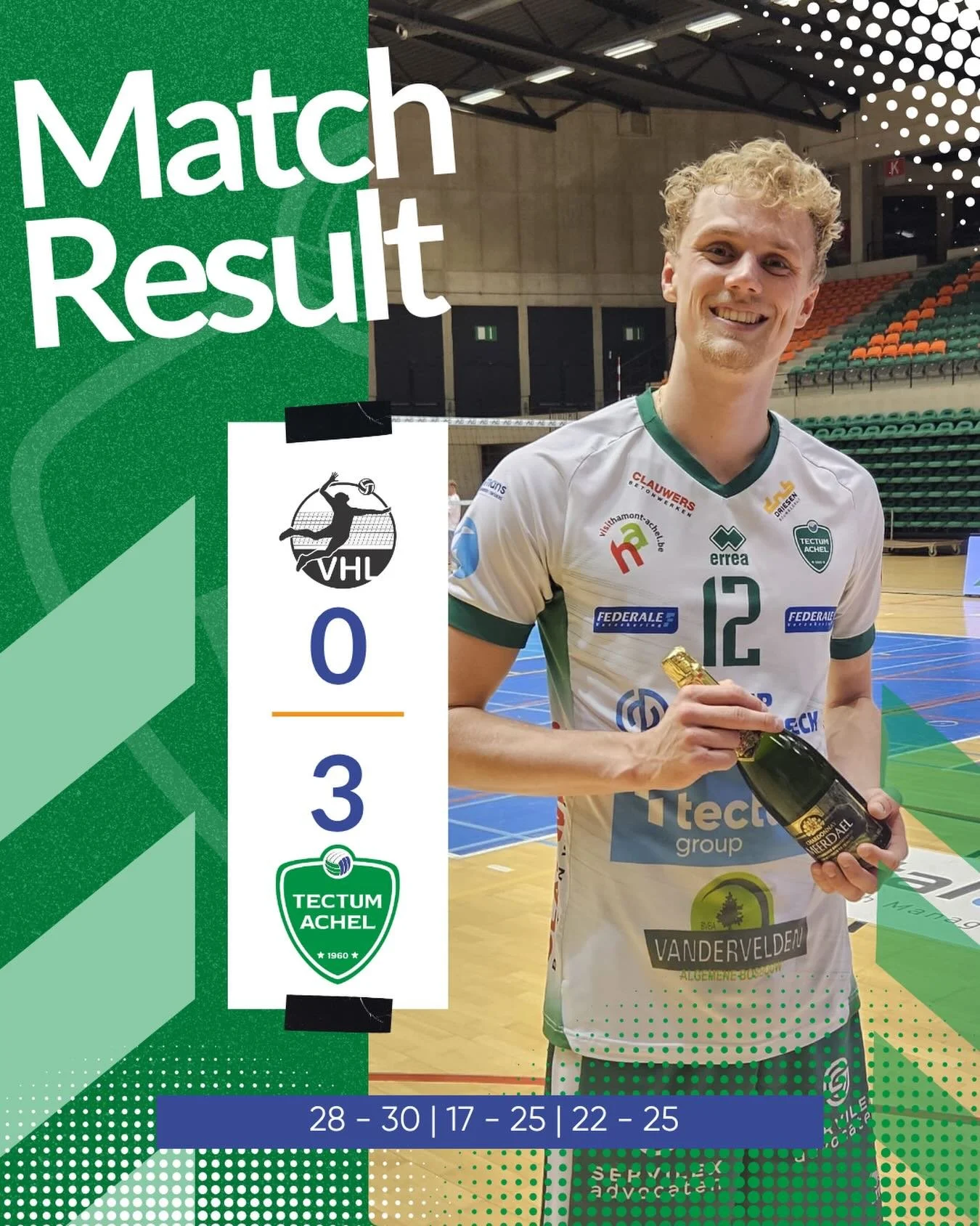 IT&rsquo;S A WIN! We overklassen Leuven in 3 sets en gaan vol vertrouwen richting QF2 deze vrijdag in De Koekoek!

Yannick Bak is your 🌟 Of The Game!