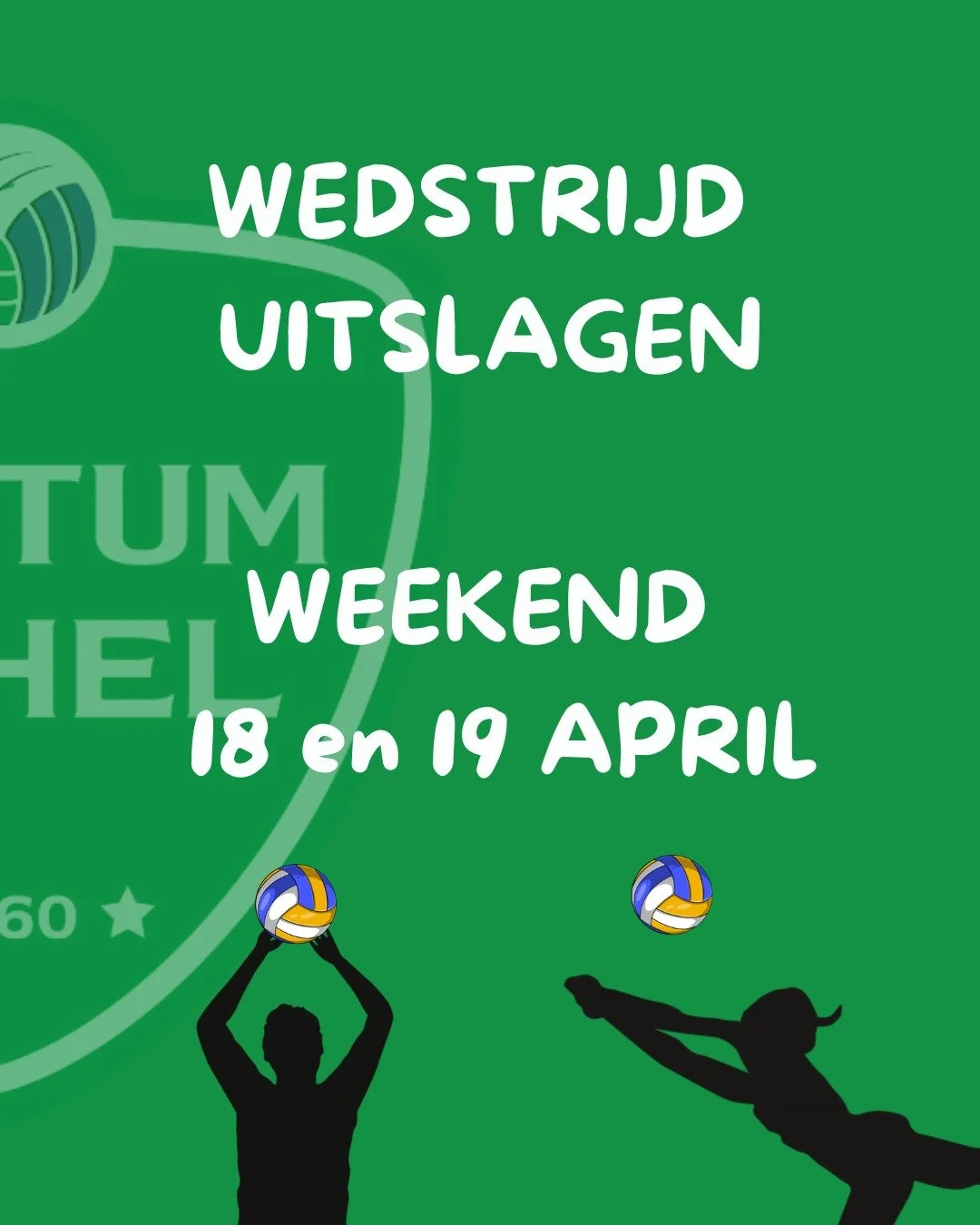 Uitslagen weekend 18 &amp; 19 april 

Vind hier de uitslagen van afgelopen weekend. Daarnaast werd er in de paasvakantie ook weer hard getraind!