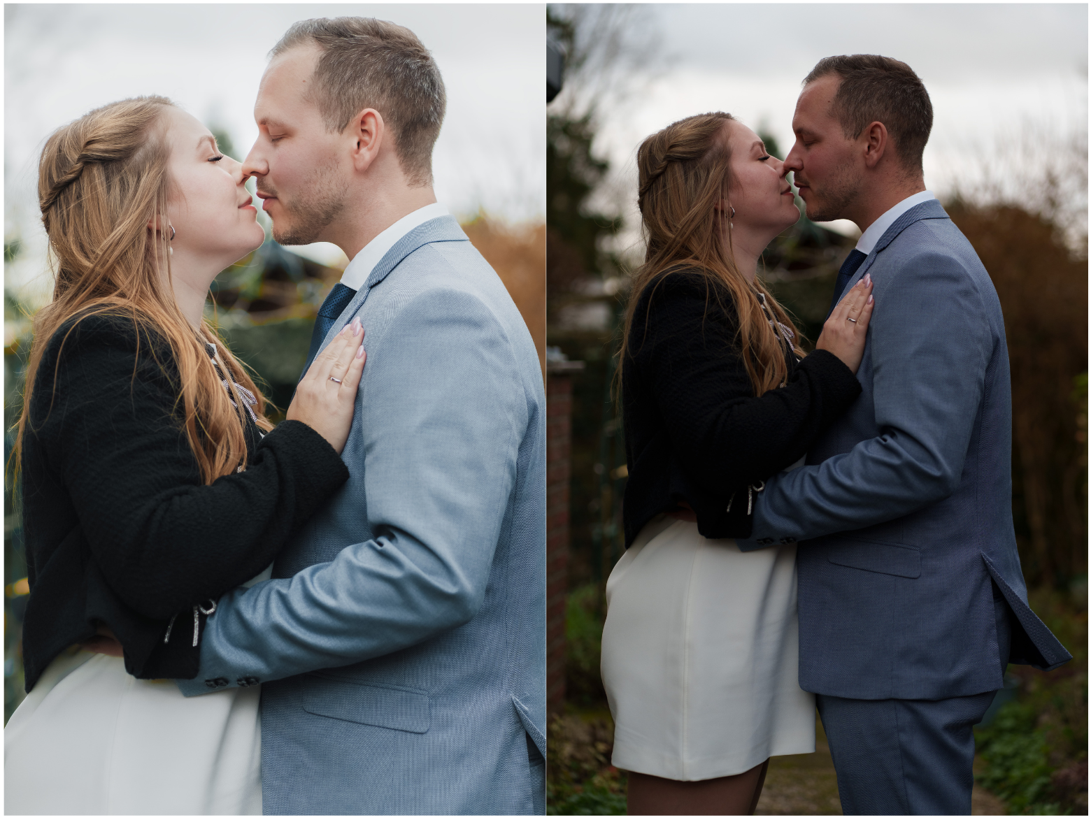 Hochzeitsfotograf Lübeck Vorher Nachher – natürliche Hochzeitsfotos ohne starke Retusche