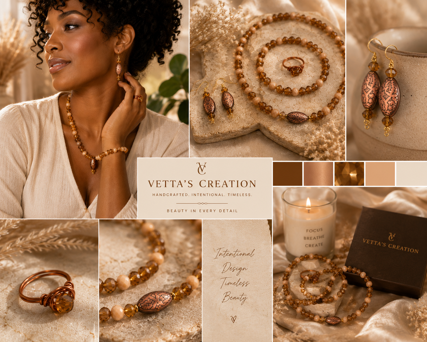 Amber Glow Collection — Handcrafted with Intention

Warm crystals, copper artistry, and timeless boutique design inspired by intentional beauty.