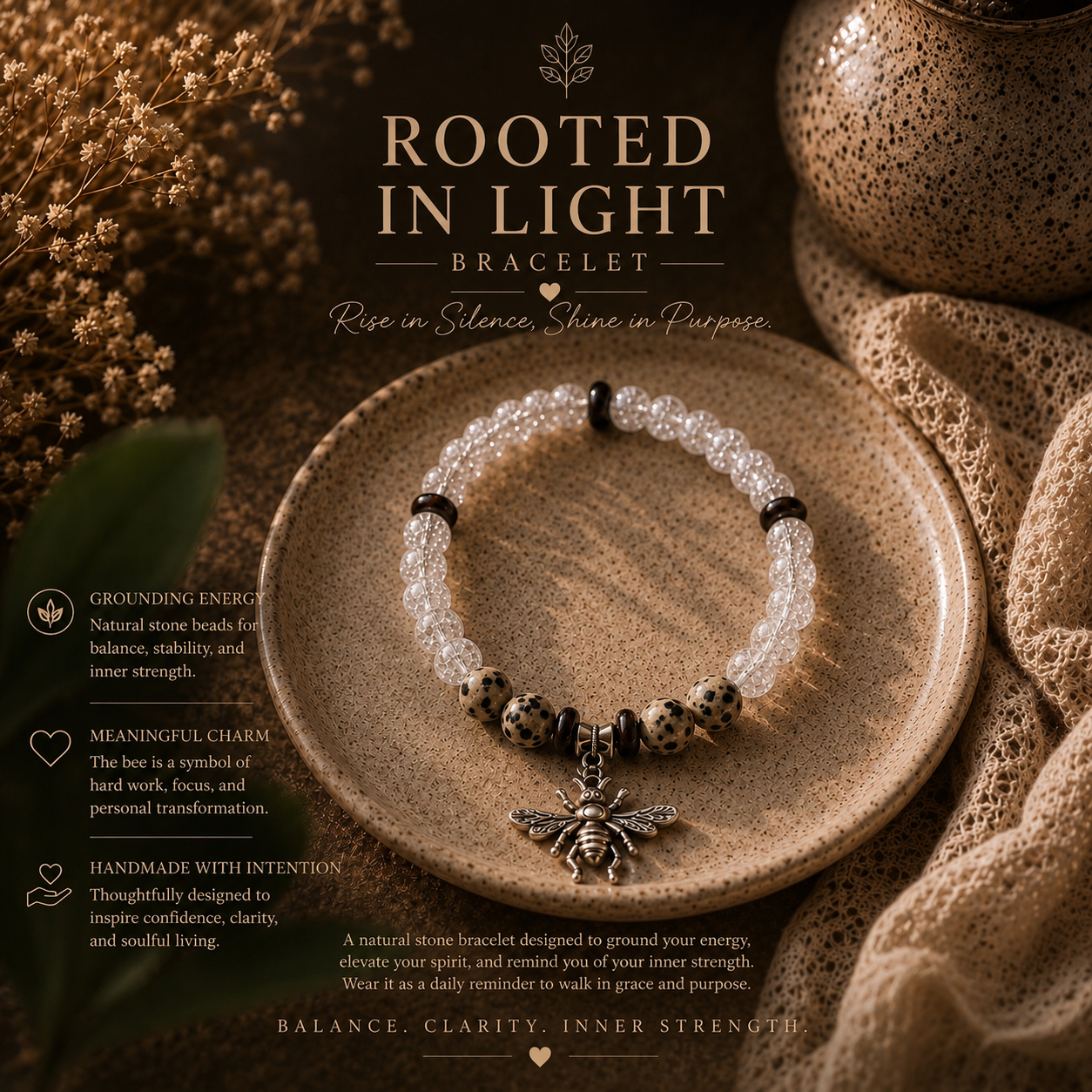 Rooted in Light — A Bracelet Inspired by Balance and Purpose