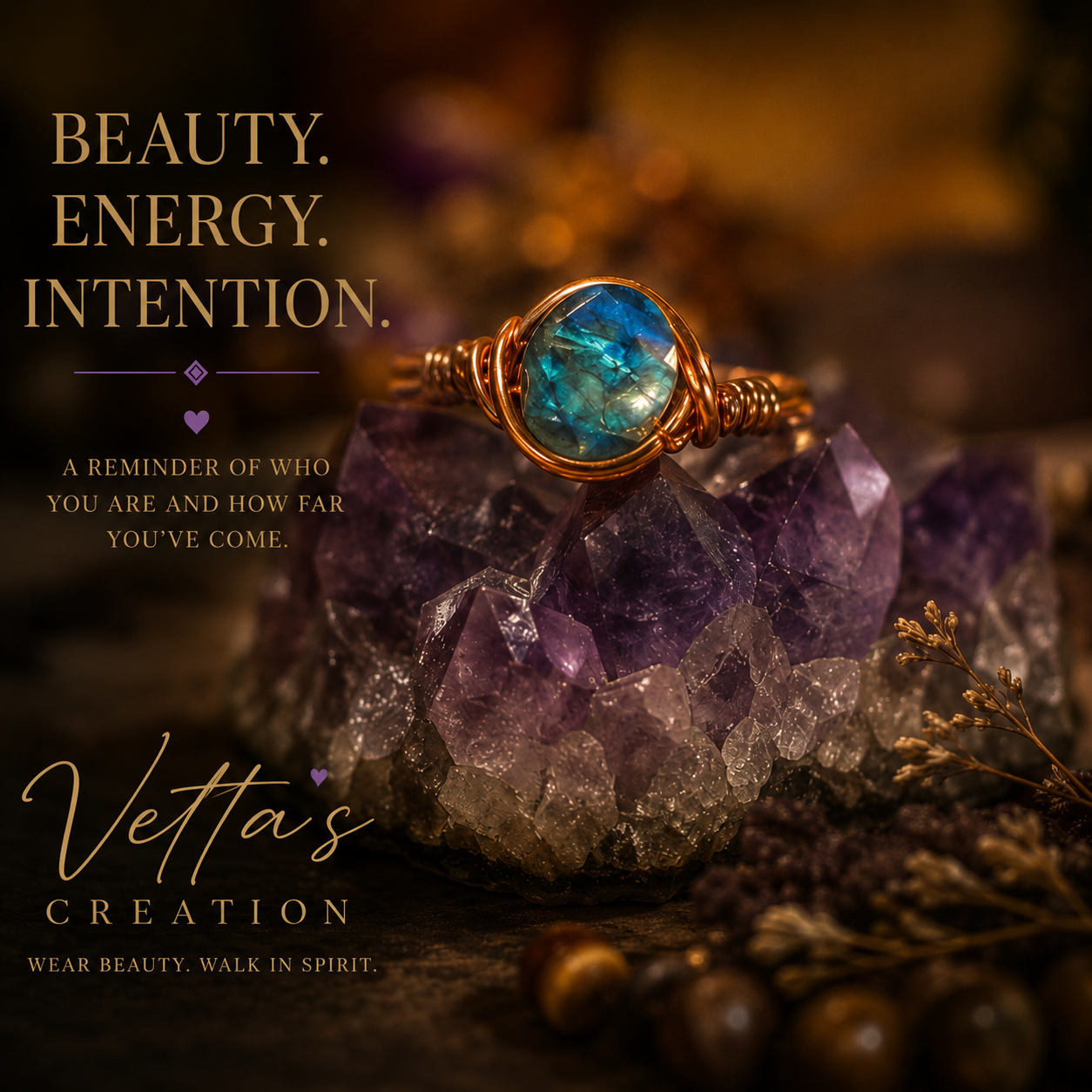 Handcrafted with Intention: The Art Behind Crystal Wire-Wrapped Jewelry